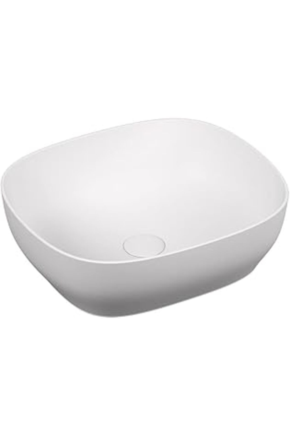 Qedii Vitra Outline 5994b403-0016 Kare Lavabo, 48 Cm, Beyaz