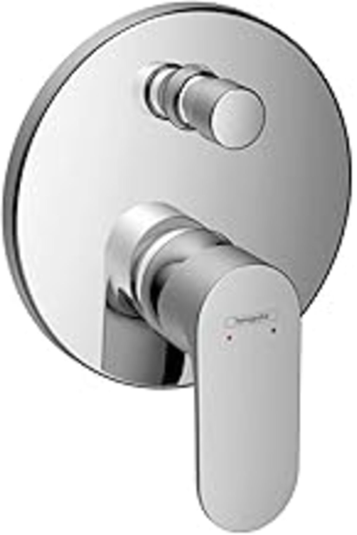NETWORK ART Hansgrohe Rebris S Küvet Armatürü, Sıva Altı Banyo Armatürü, 2 Fonksiyonlu, Krom