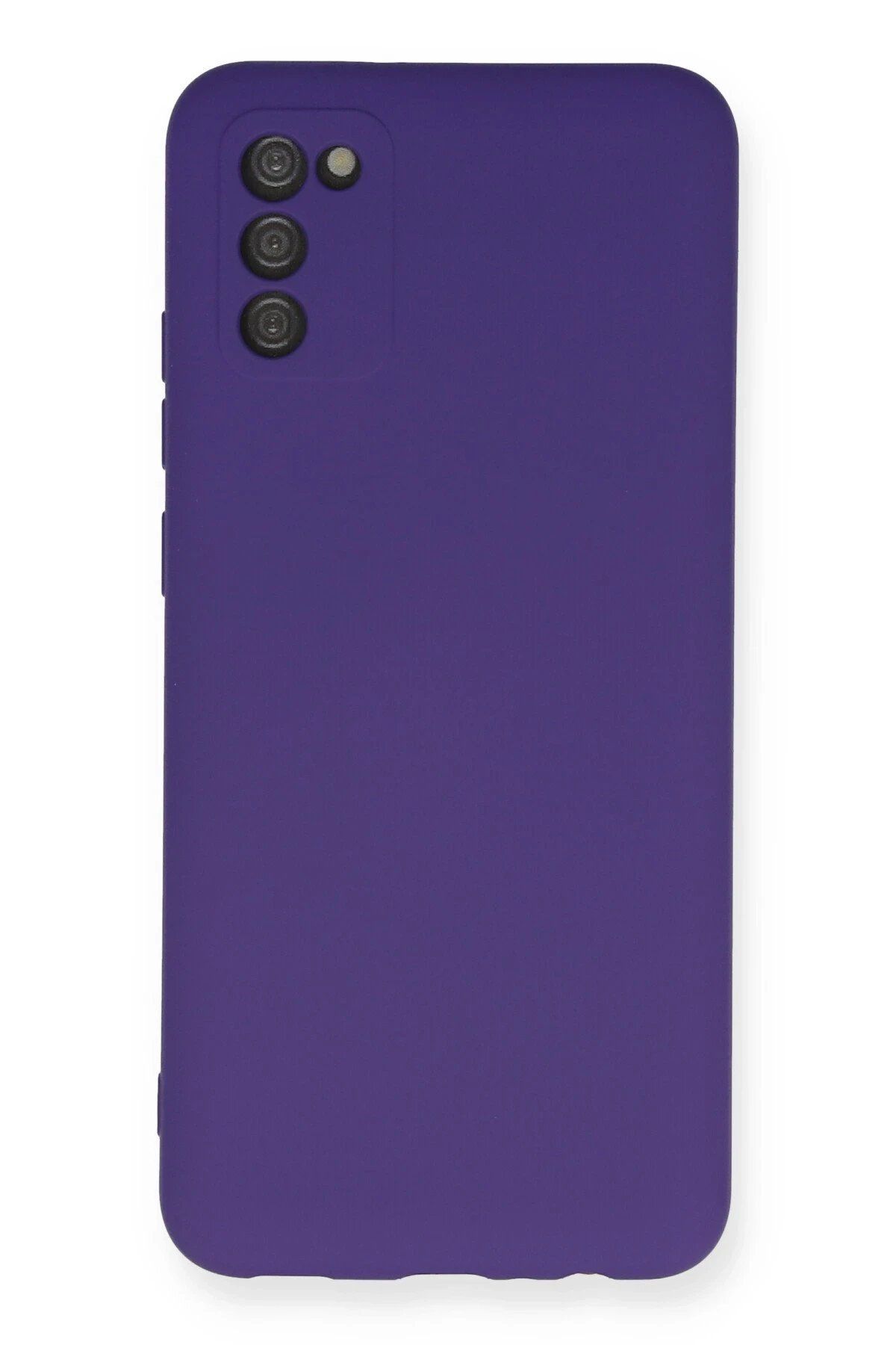 Toptan Bulurum Samsung Galaxy A03S Kılıf Nano içi Kadife Silikon - Mor