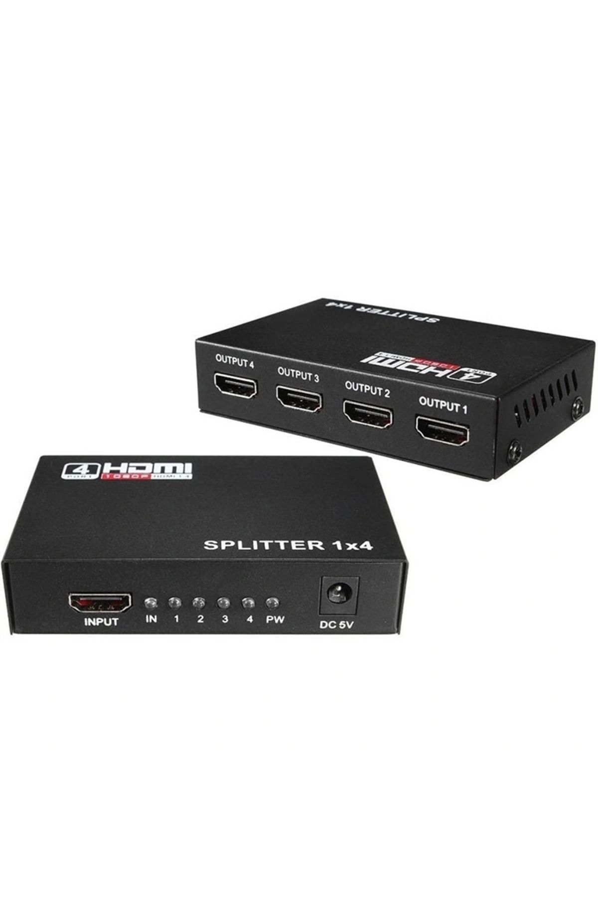 shopwave FULLY G-538G 1.4V 1080P 4 PORT HDMI SPLITTER DAĞITICI (5047)