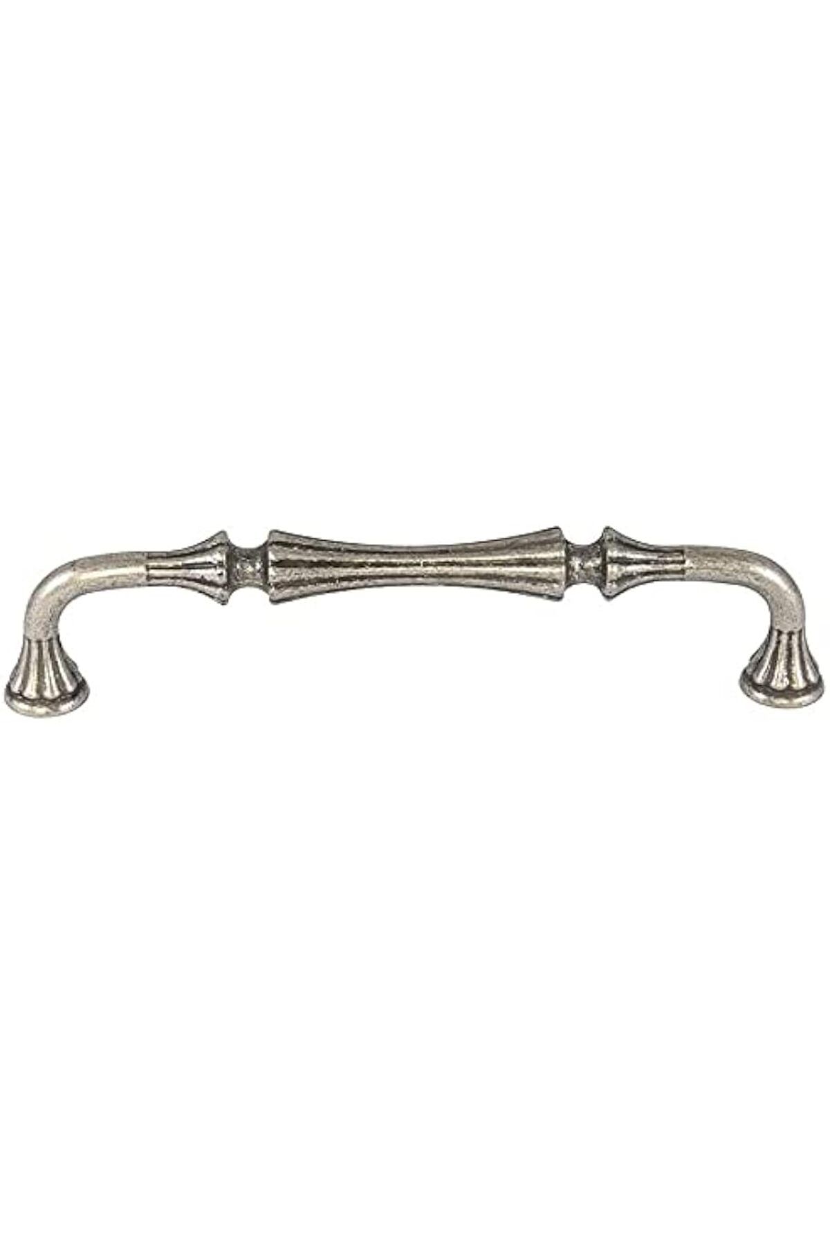 Mu Art Ahşap Gürçay Vezir Kulp Gümüş 128Mm (2 Adet)