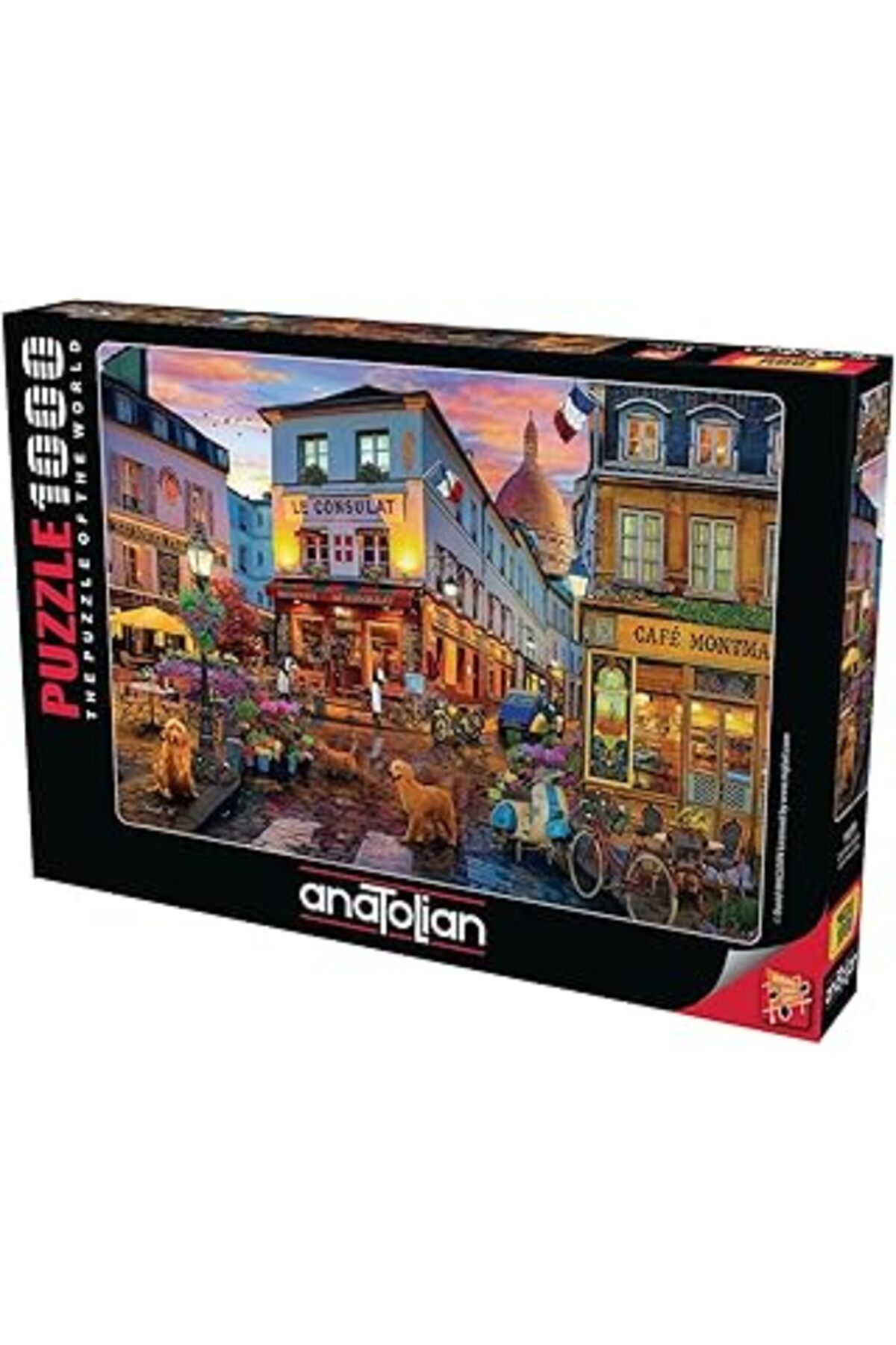 Pazarcan Anatolian Puzzle - Cafe Montmartre / 1000 Parça Puzzle, #1177