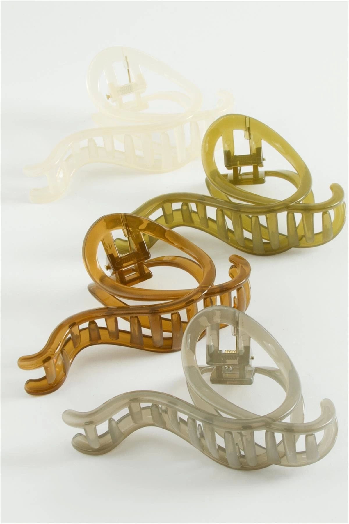 Silahlı Tower Oval Renkli Mandal Toka 11 cm