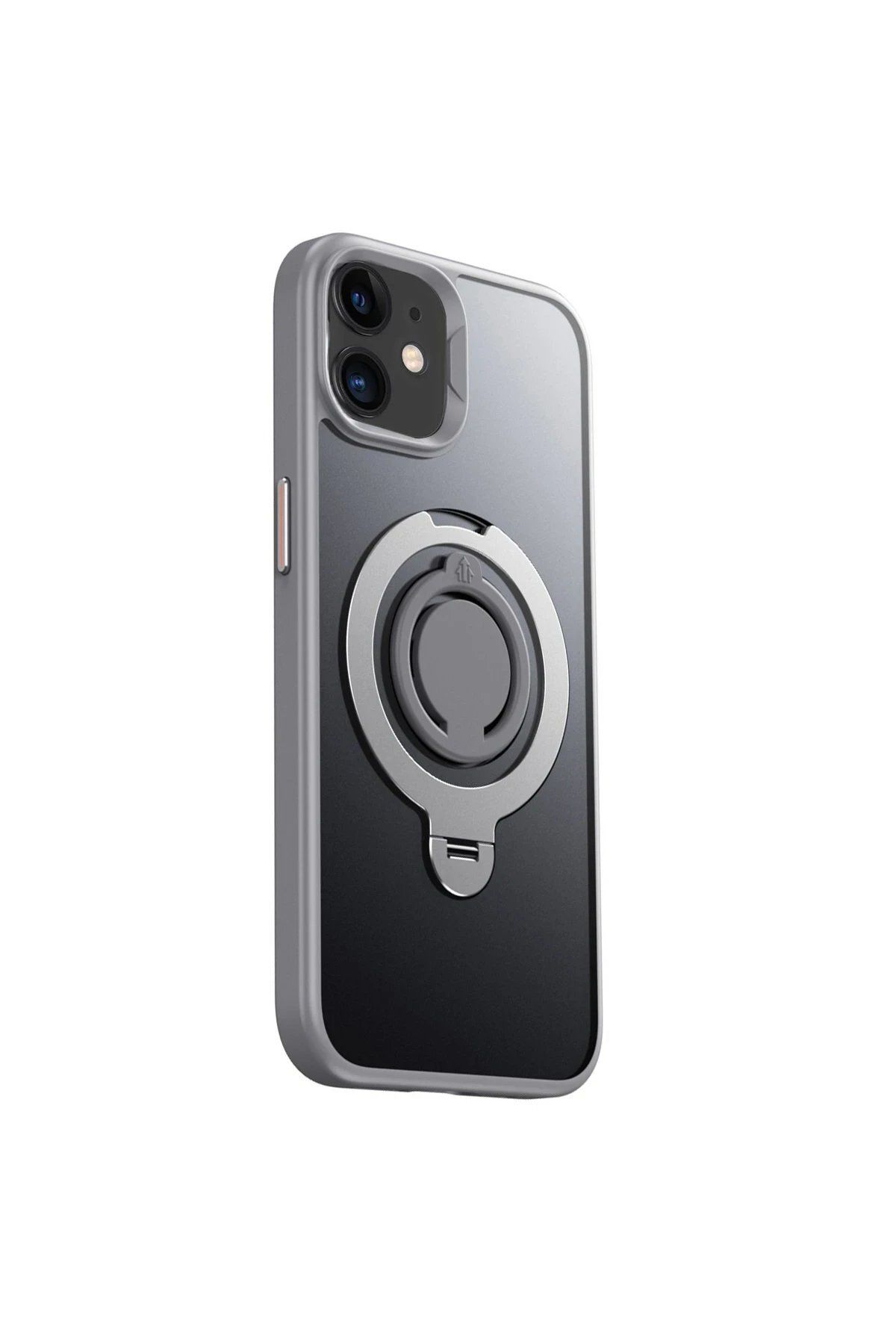 Toptan Bulurum iPhone 12 Avatar 360 Dönen Magsafe Kapak - Titan Gri