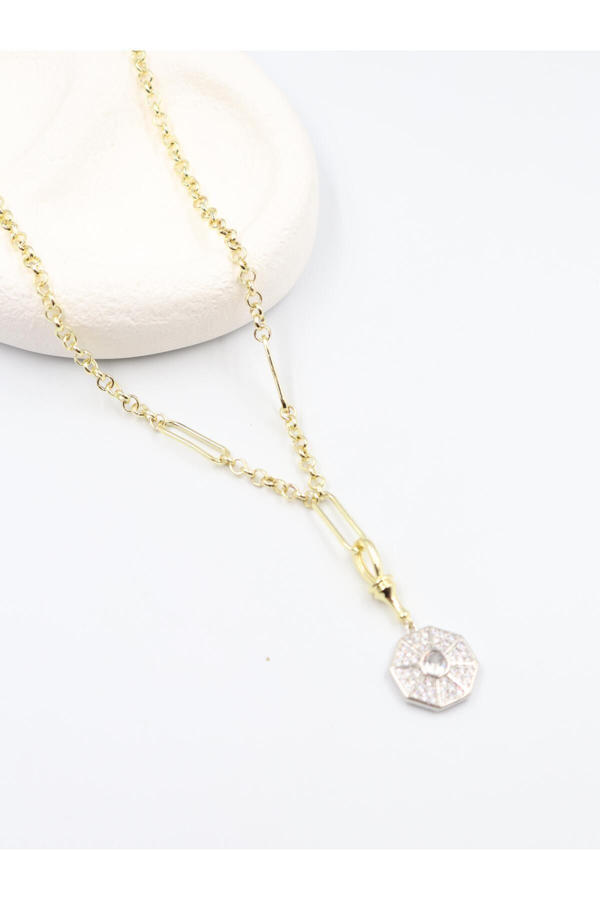 BY CANSU ACCESSORİES Marcela VIP Gold Kolye (14k)