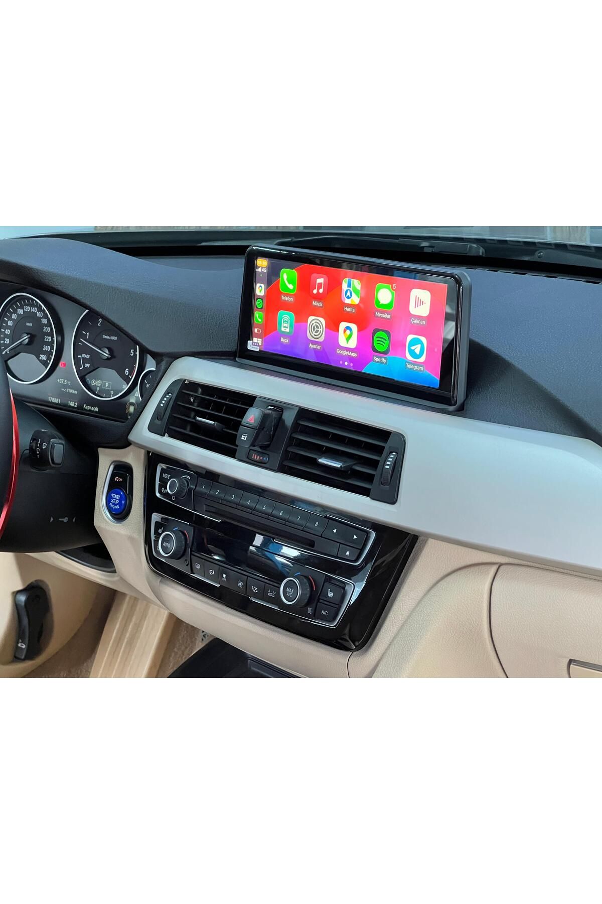 Carnavi BMW 3 SERİ F30 CARPLAY-ANDROİD AUTO NBT EKRAN MULTİMEDYA