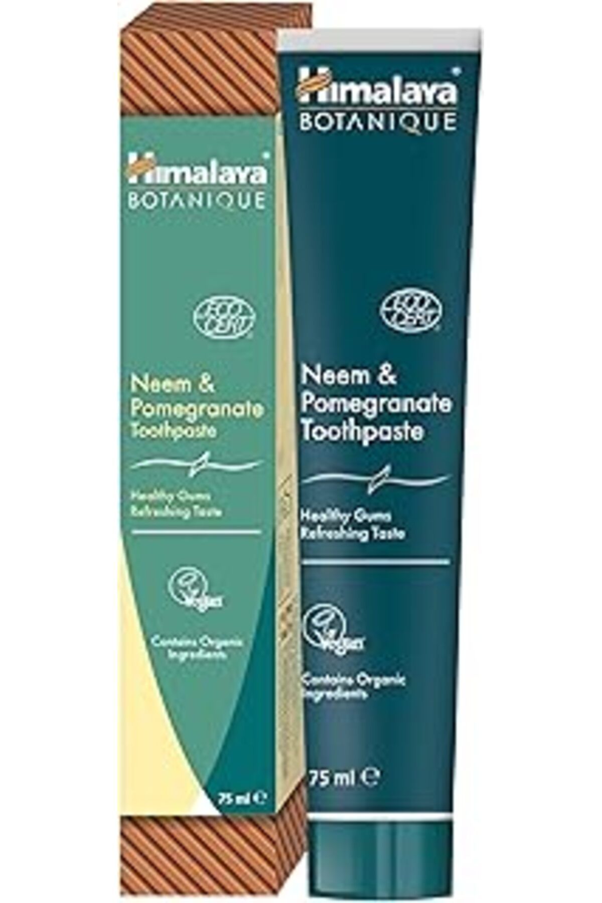 Pazarcan Himalaya Botanique Plak Karşıtı Diş Macunu 75 Ml | Ecocert Cosmos Sertifikalı | Organik Bileşenler,
