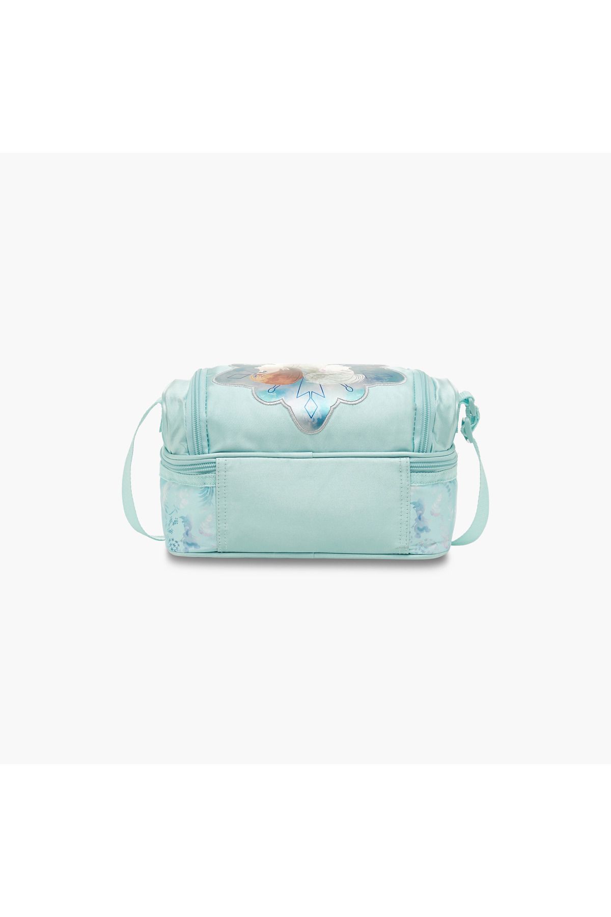 Disney-Frozen Print Double Layer Lunch Bag with Adjustable Strap and Zip Closure 5