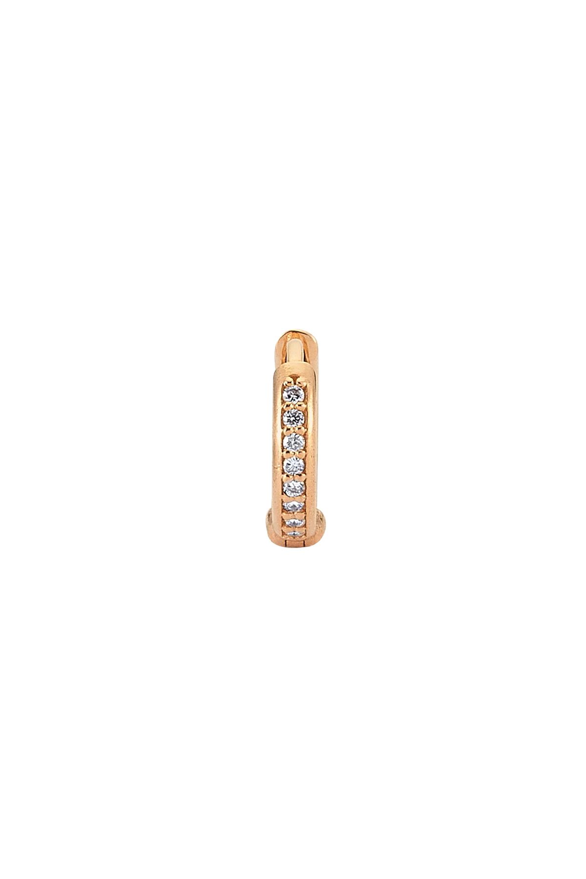 BEE GODDESS Mondrian S Pırlanta Altın Halka Piercing