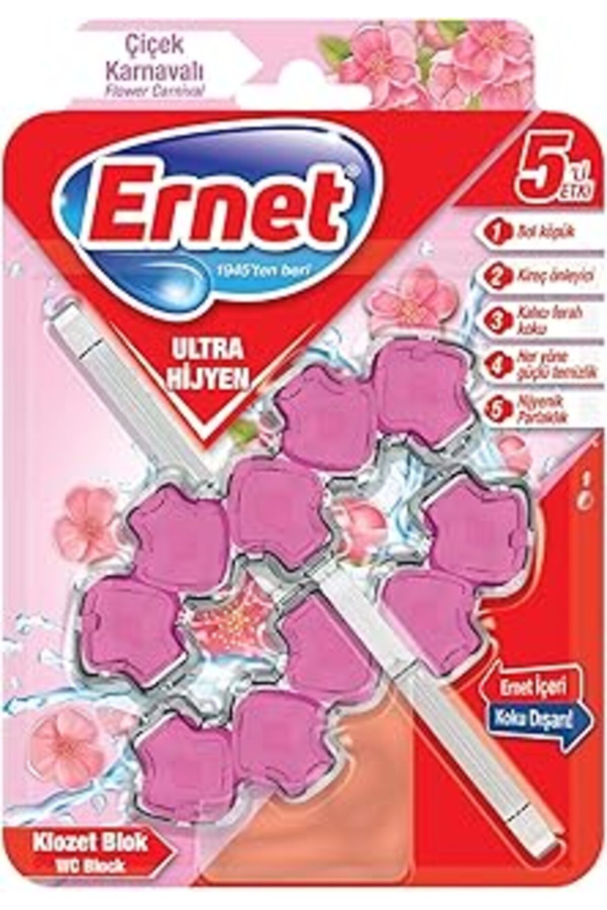 TBSProjects Ernet Klozet Ultra Hijyen Çiçek Karnavali 2 X 50 G