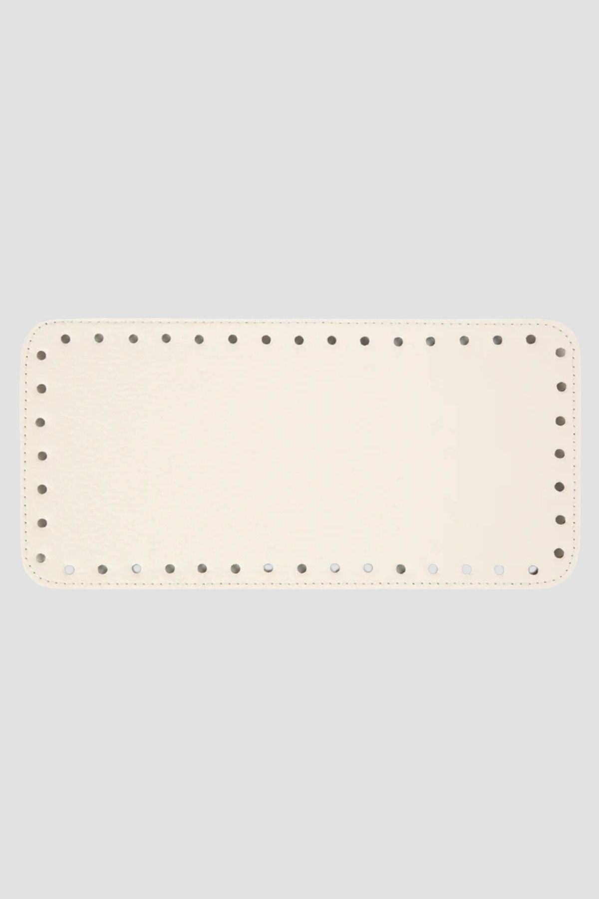 BD fold yarn Çanta Tabanı 25x12 cm Krem