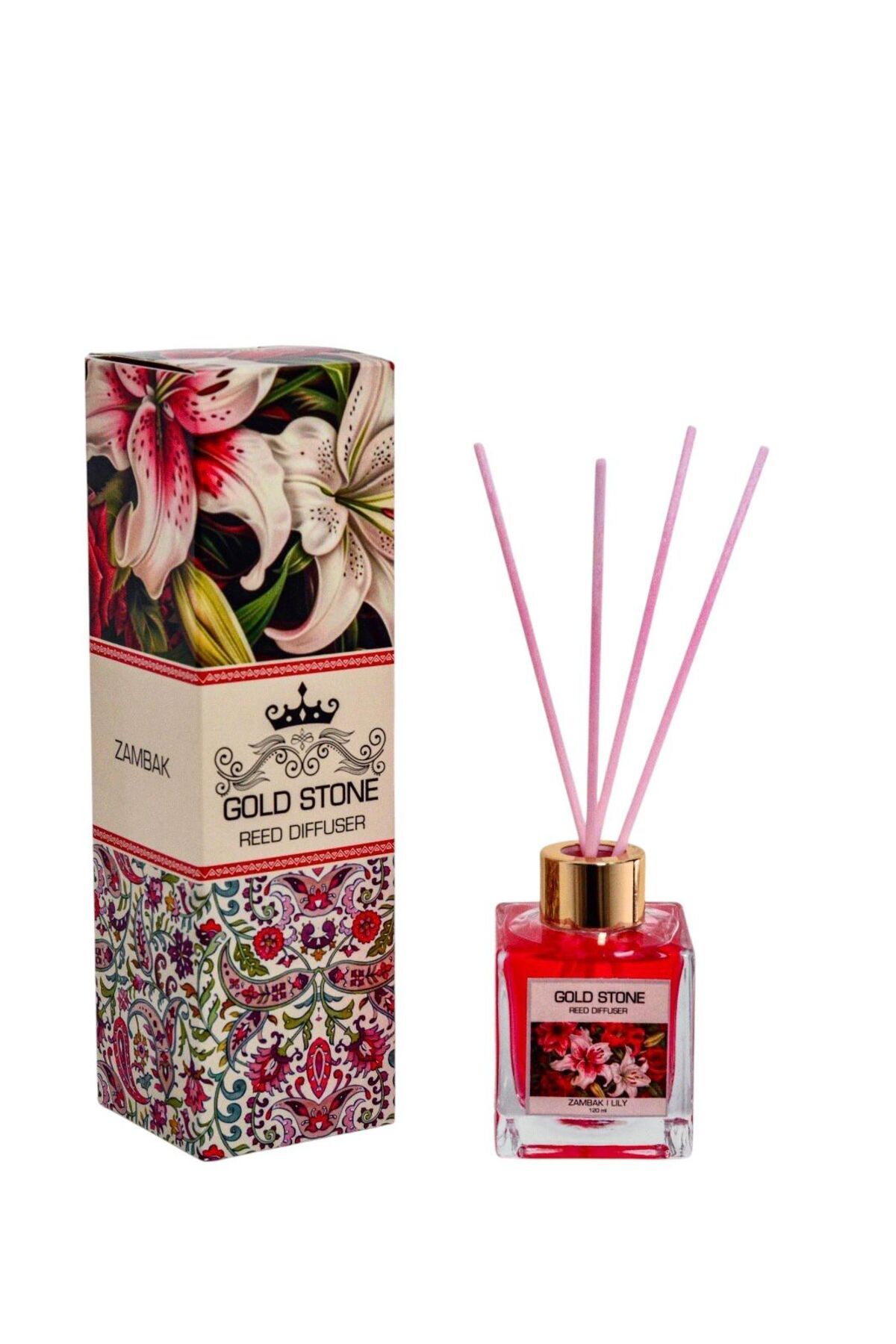 DECORA CASA HOME COLLECTİON Zampak Bambu Çubuklu Oda Kukusu Uçucu Yağ Read Diffuser Banyo Yatak Odası Mutfak Ferah Koku 120ML