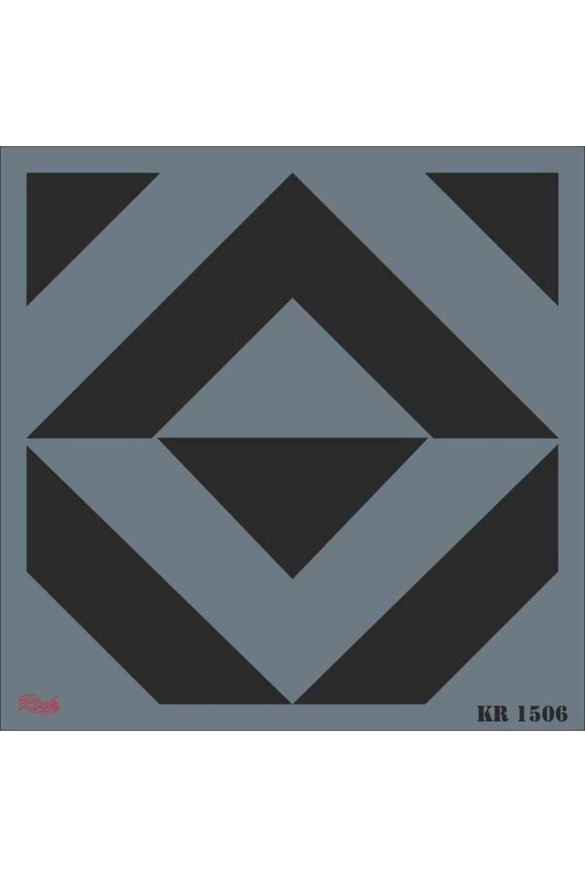 Modafiks Rich KR 1506 Fayans Stencil 30X30 cm