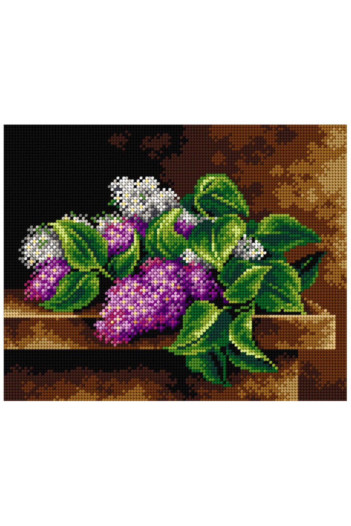 Orchidea Baskılı Goblen Çiçek 2556 24*30 cm