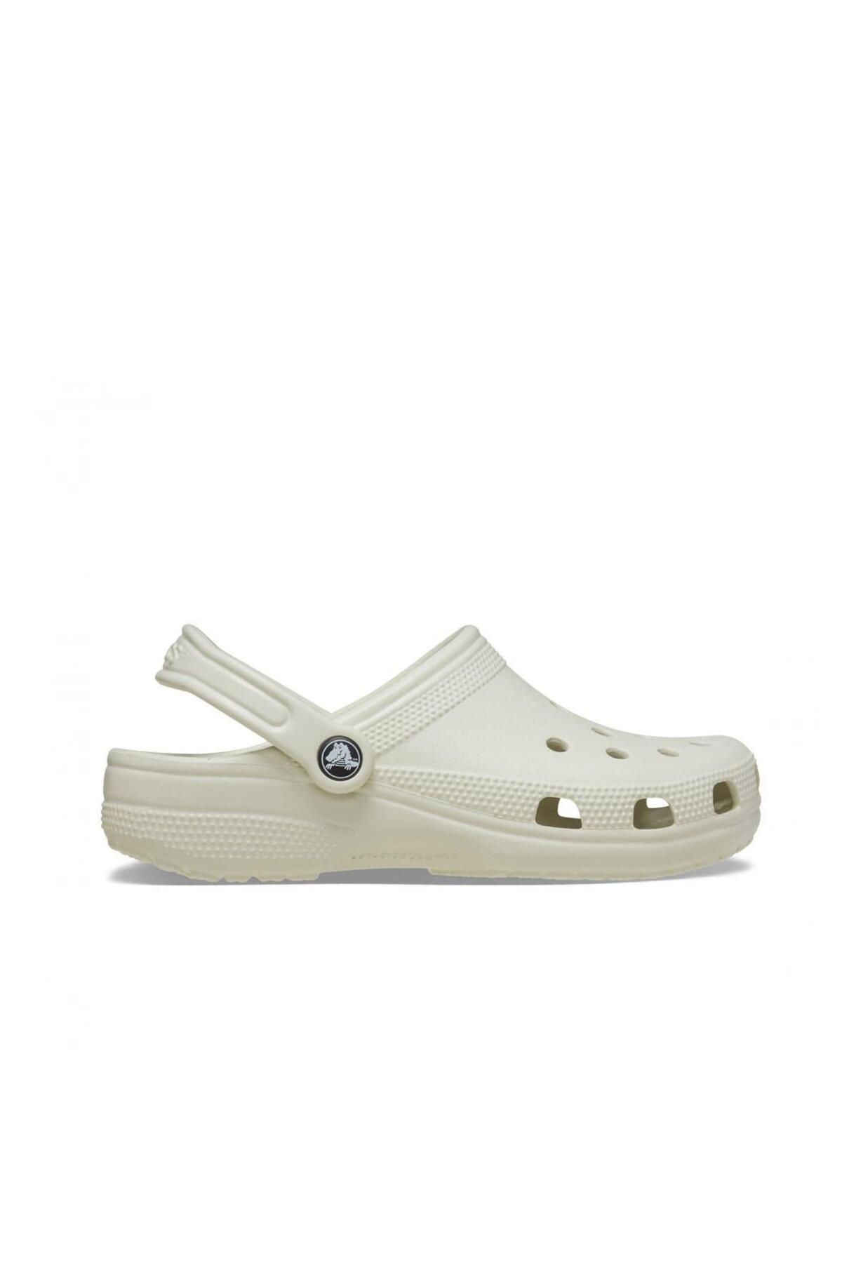 Crocs Classic Clog Kadın Terlik - Ekru