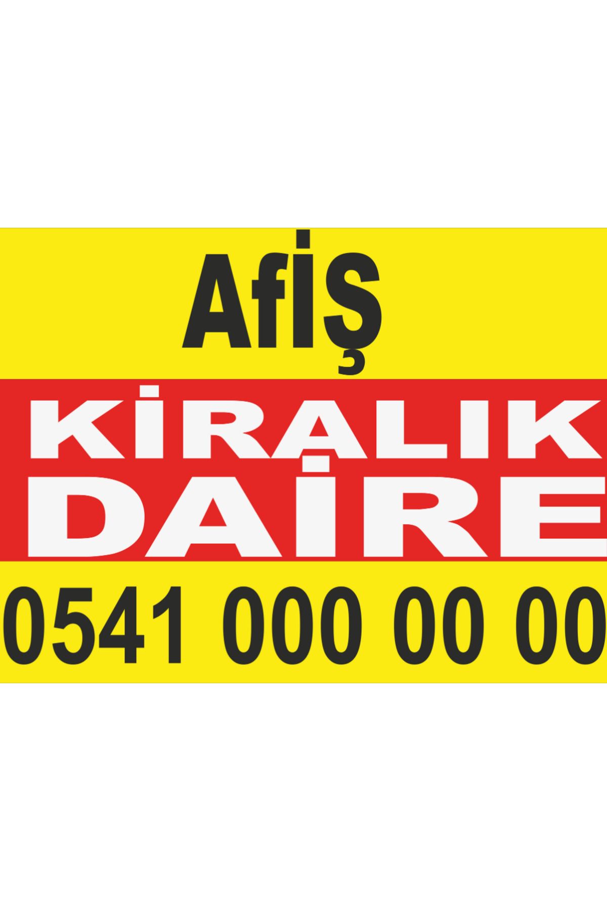 aydın garage (100 Cm X 200 Cm) Sahibinden Kiralık Daire Branda - Afiş- Pankart