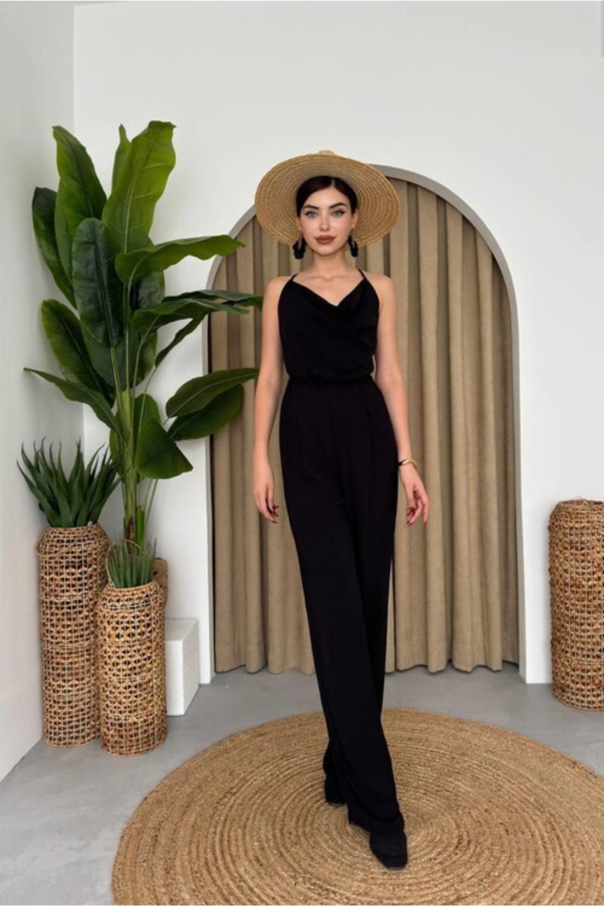 lika boutique Darcy Sırt Dekolteli Tulum