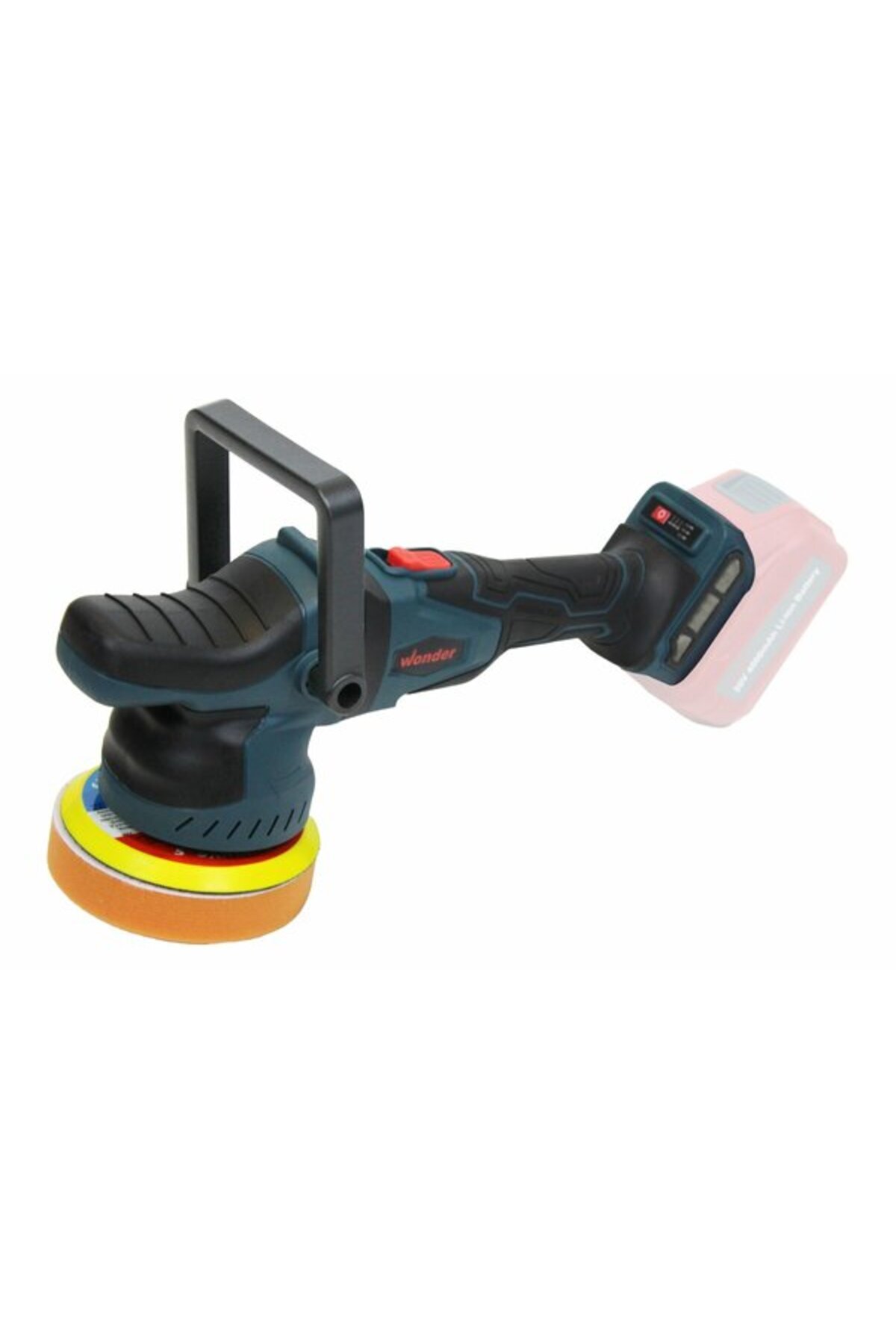 Wonder Kömürsüz Şarjlı Orbital Polisaj Makinası 20V 125mm (AKÜSÜZ)