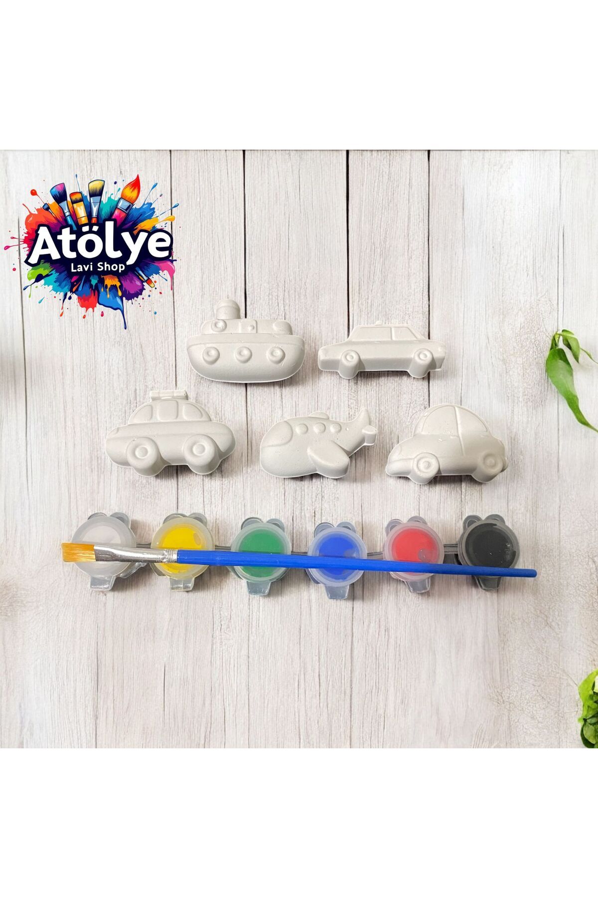 Atölye Lavi Shop TAŞITLAR 5'Lİ ANNE ÇOCUK ETKİNLİK SETİ