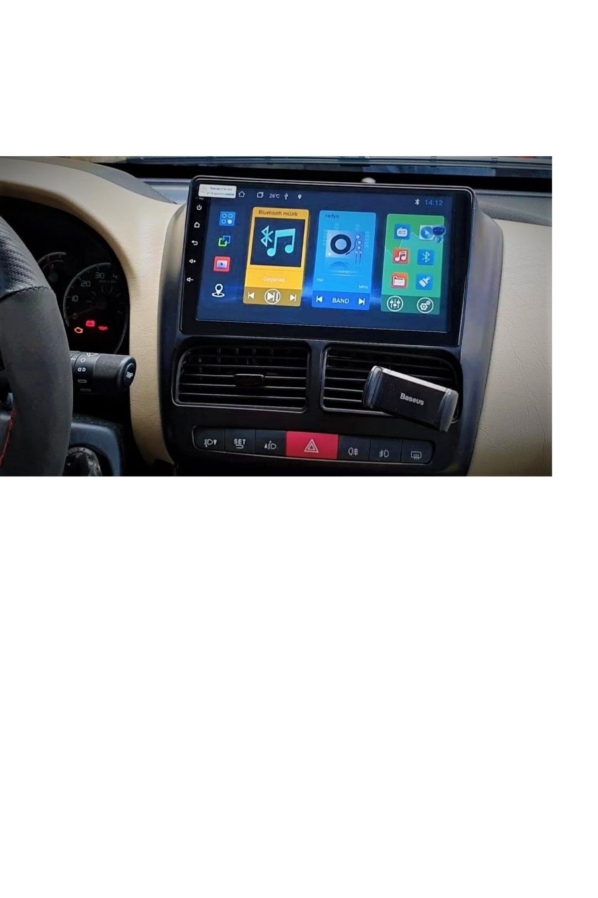 drivetec Fiat Doblo (d3) 2010-2014 Android Sistem 8gb Ram 128 Hafıza Kablosuz Carplayli Multimedya