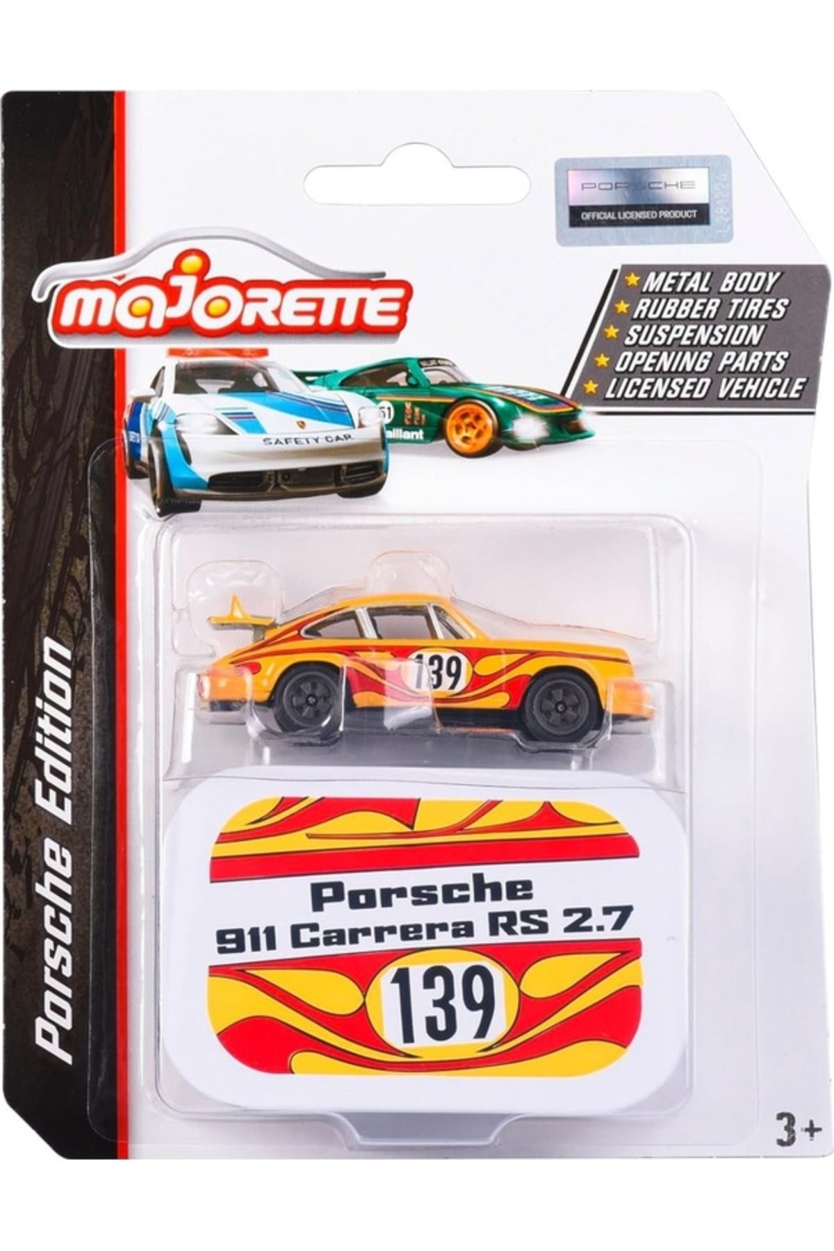 kürkçü Majorette Porsche Delux Araçlar Porsche 911 C. Rs 2.7