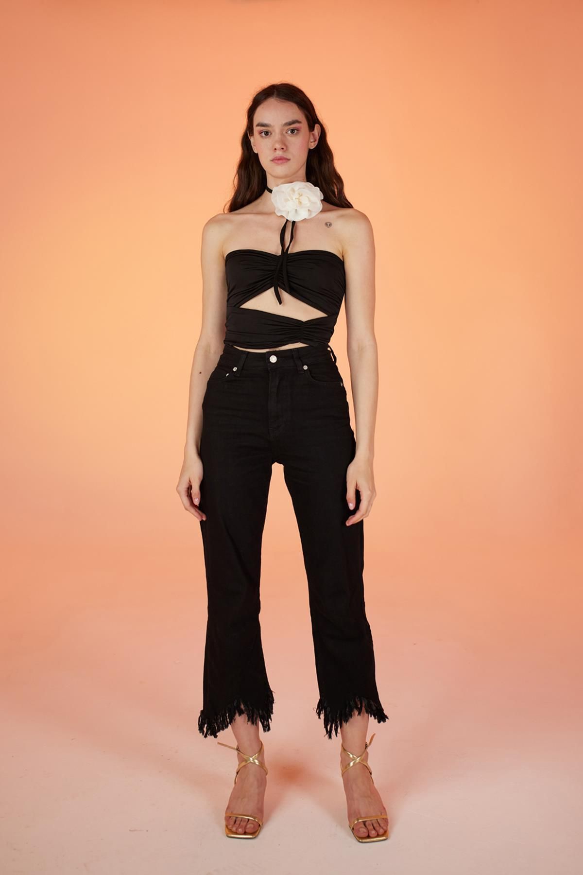Markano Swan Jean Pantolon Siyah