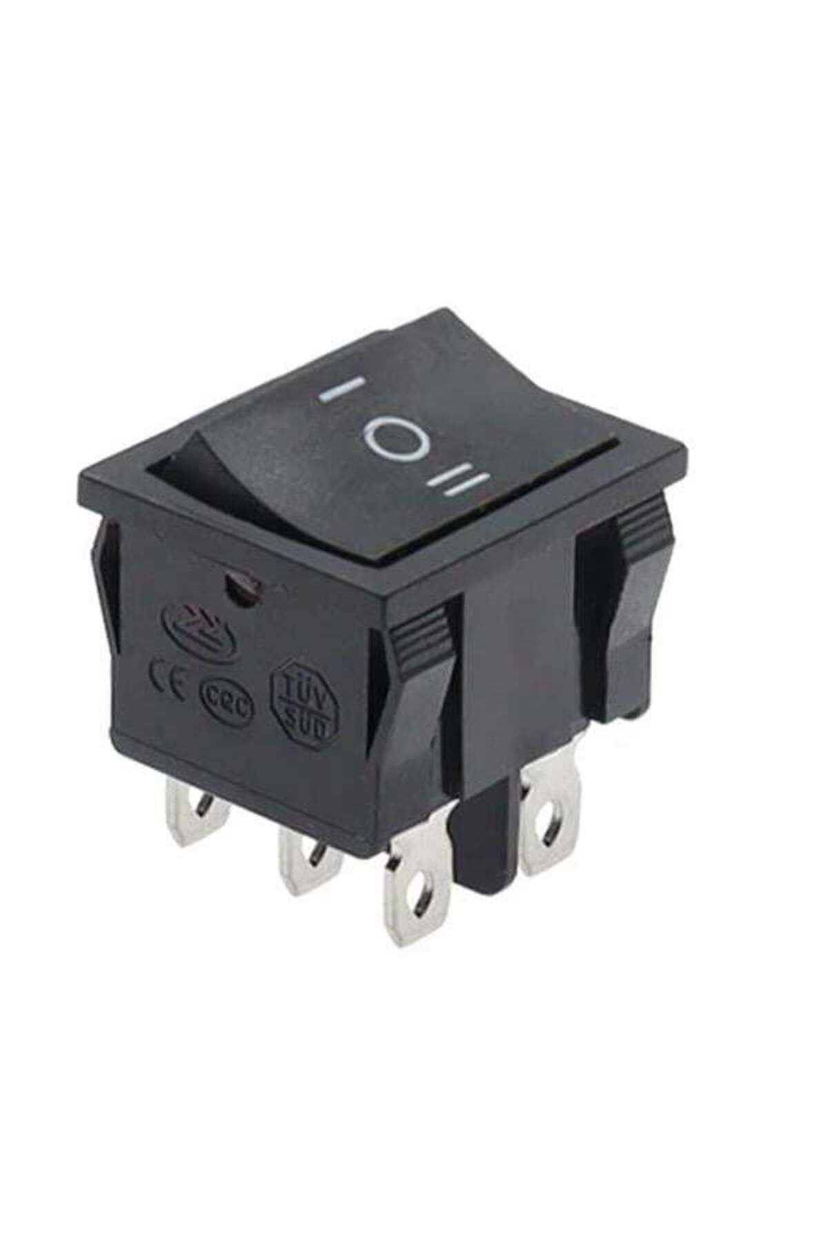 Zayla IC-130 Orta Boy Işıksız On-Off-On Anahtar 6P