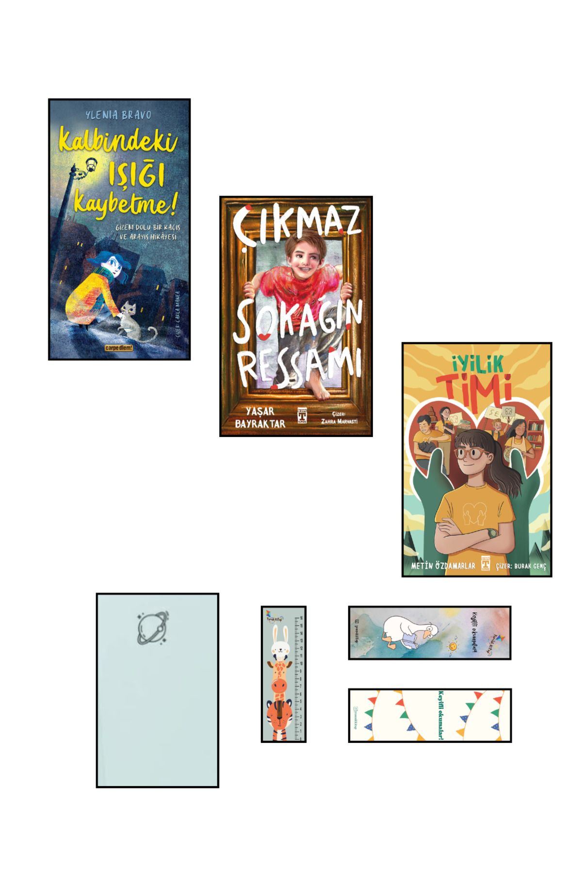 Timaş Yayınları 3 Kitap Set / Çıkmaz Sokağın Ressamı - Kalbindeki Işığı Kaybetme - İyilik Timi
