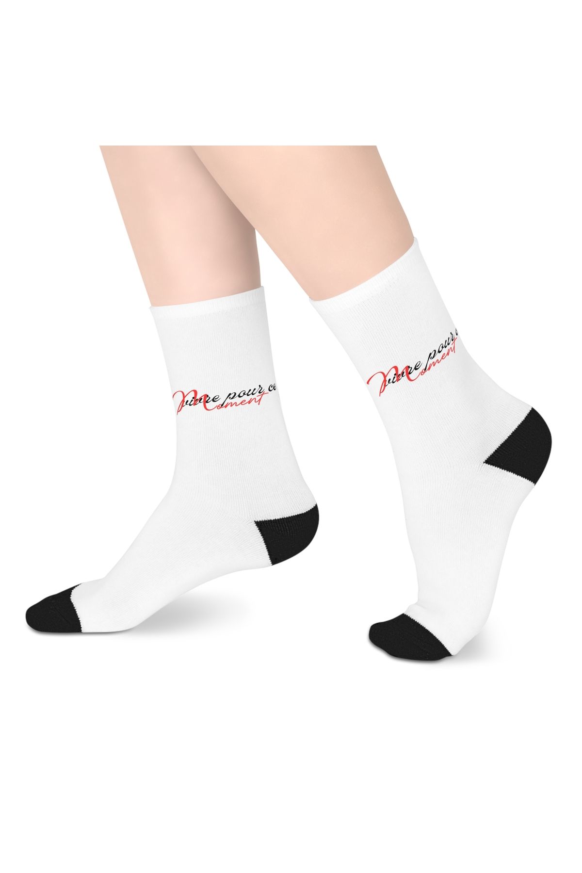 StelluneArt Unisex Yazılı Tasarım Çorap – Vivre Pour Ce Moment