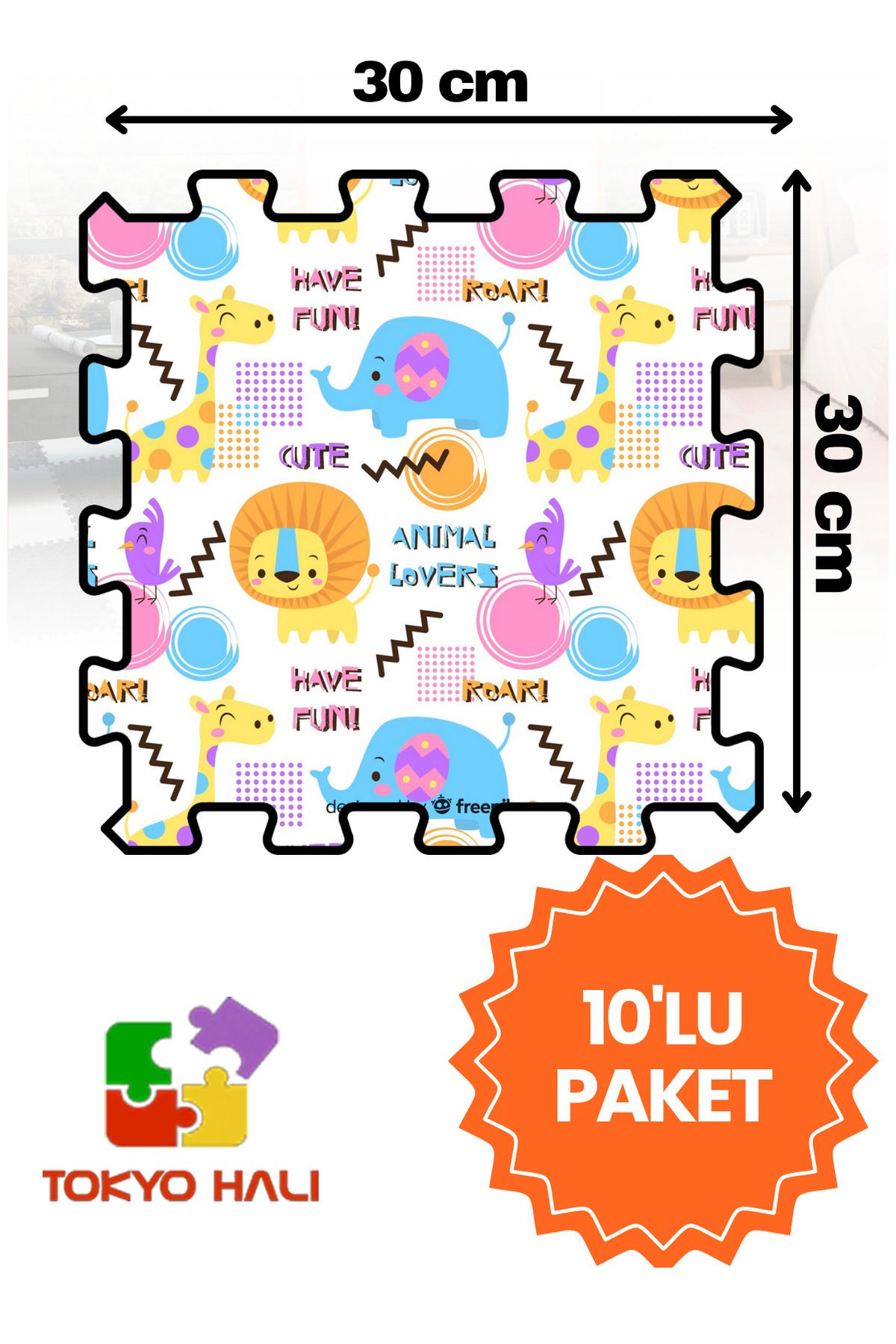 Tokyo Halı Puzzle Halı, Kendi Tasarımını Oluştur, Yapboz Halı, Peluş Halı