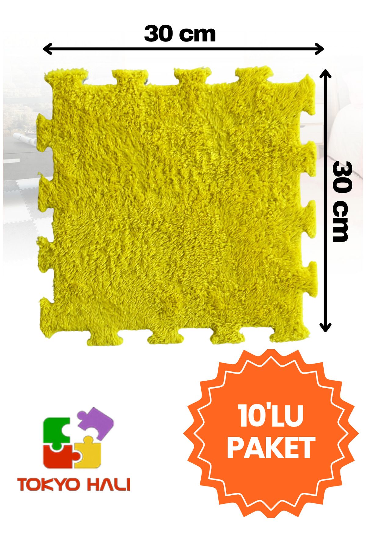 Tokyo Halı Puzzle Halı, Kendi Tasarımını Oluştur, Yapboz Halı, Peluş Halı