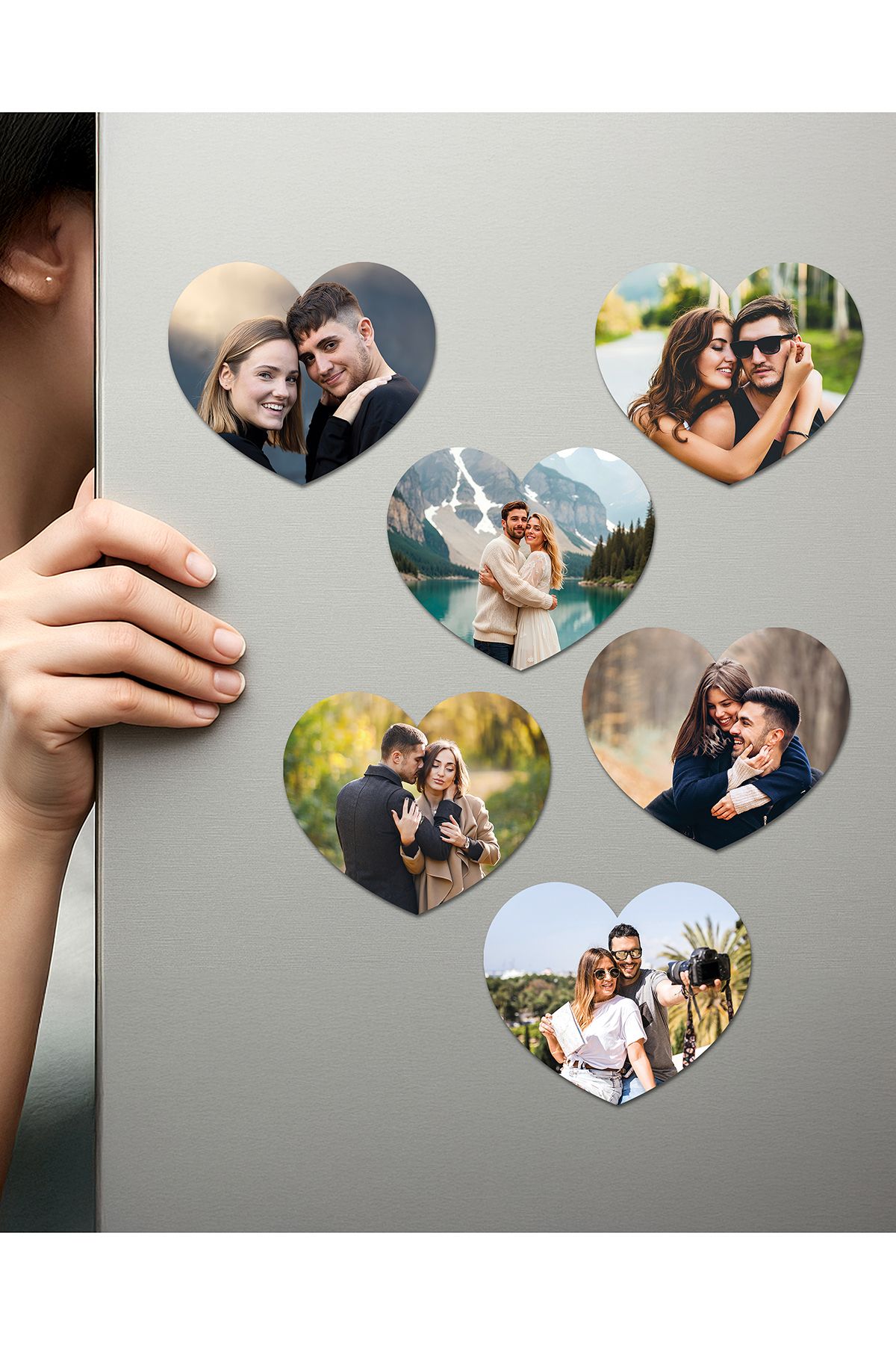 Elioure Kişiye Özel Ahşap Fotoğraflı UV Baskılı Magnet, şık ve özel tasarım seçeneği
