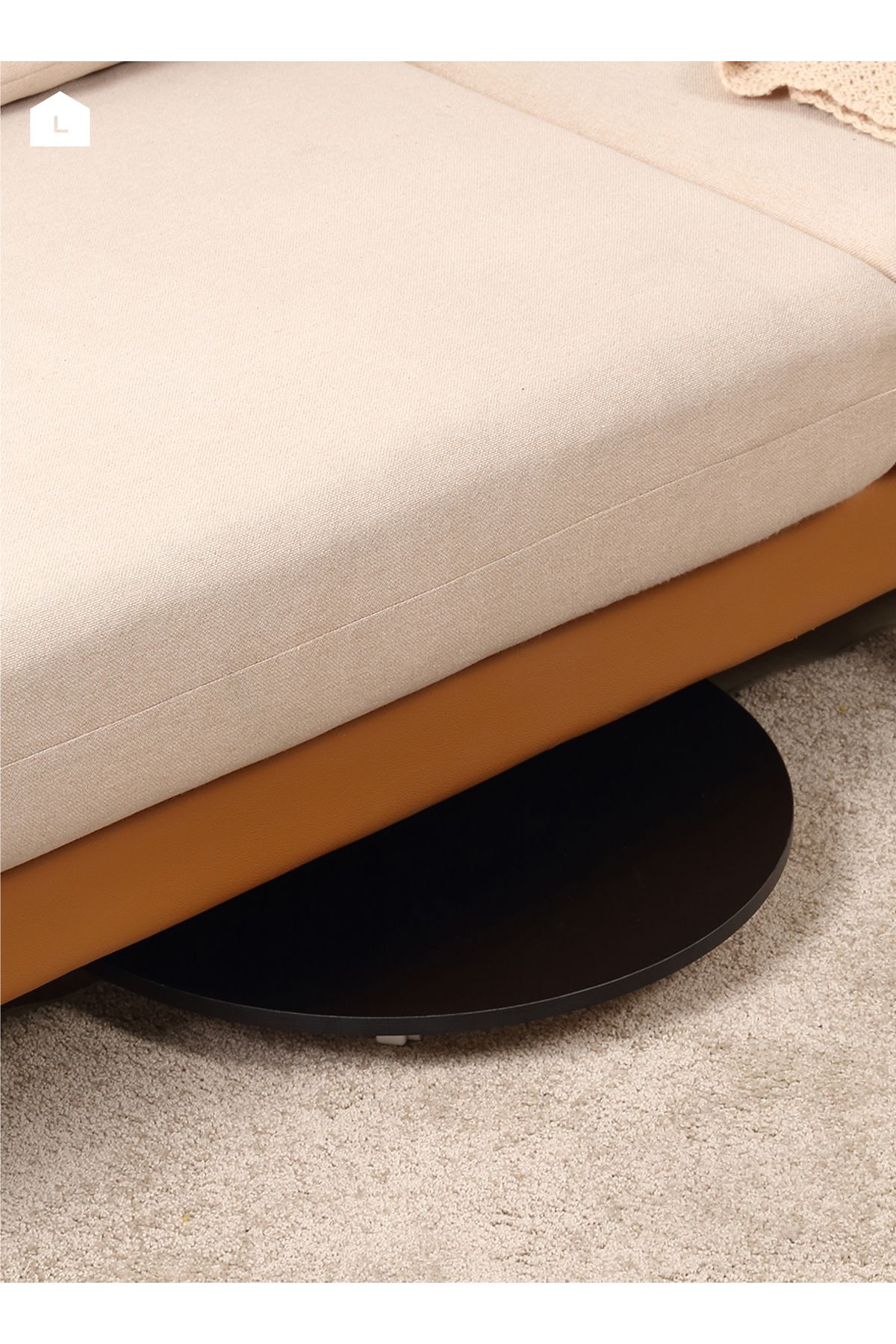Lawazim-Round Foldable Table 50CM – Adjustable Height 27–36CM Small Portable Space-Saving Desk 7
