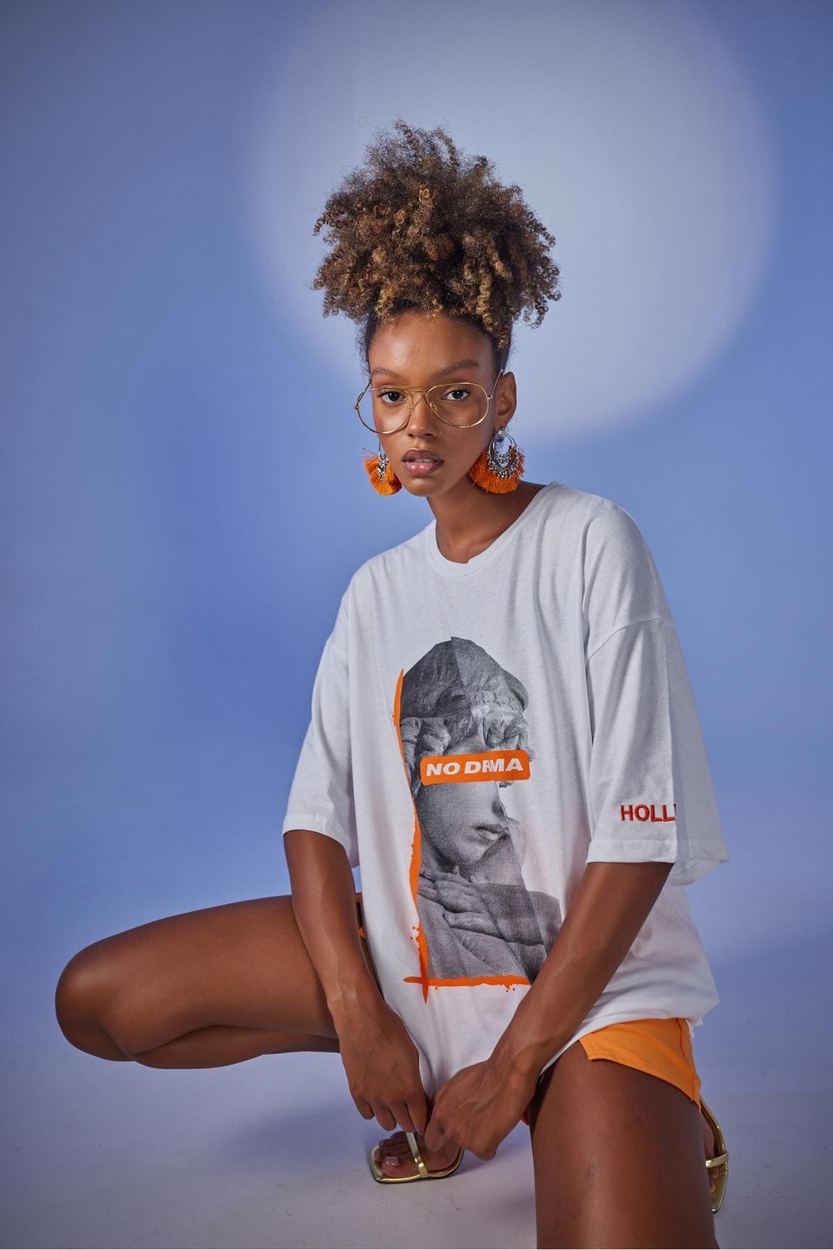 Markano Drama T-Shirt Beyaz