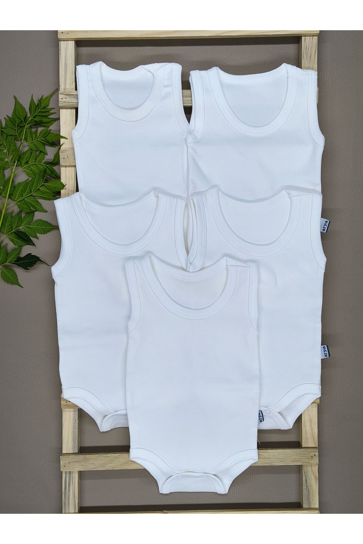vieso 5li Bebek Çıtçıtlı Body Atlet Zıbın Ekonomik