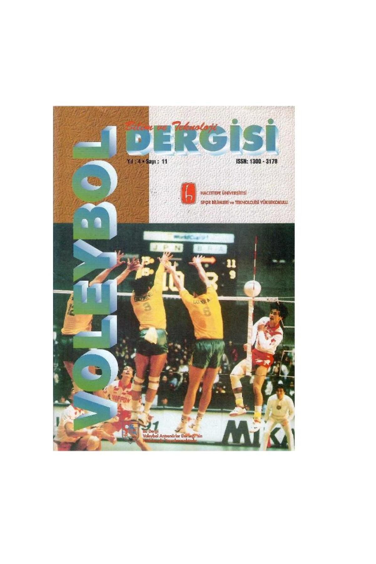 Kişisel Yayınlar Bilim ve Teknoloji Dergisi - Voleybol Sayı: 11 Yıl 4
