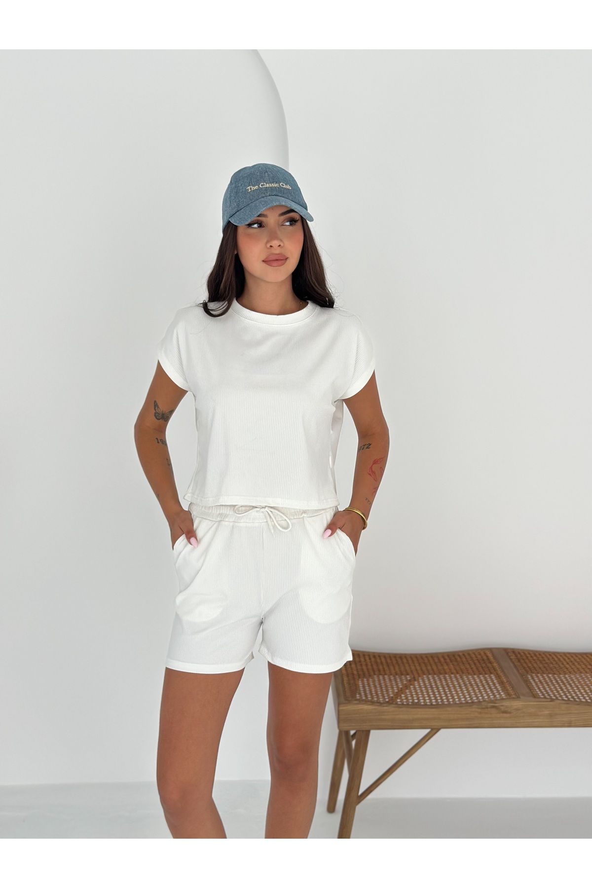fiolin Elegance Style Şortlu Takım