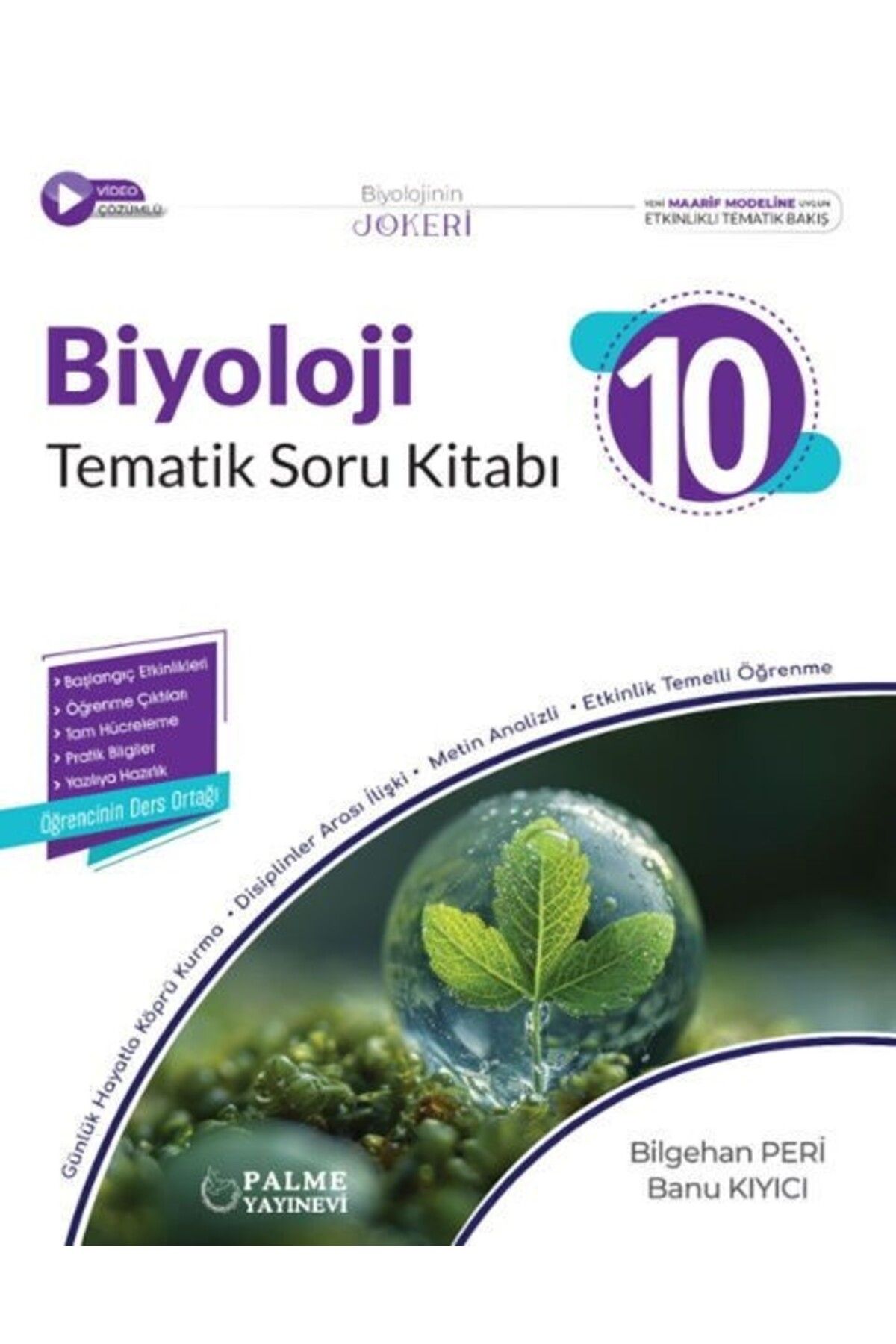 Ankara Kitap Merkezi 10. Sınıf Biyoloji Tematik Soru Kitabı Palme Yayınları