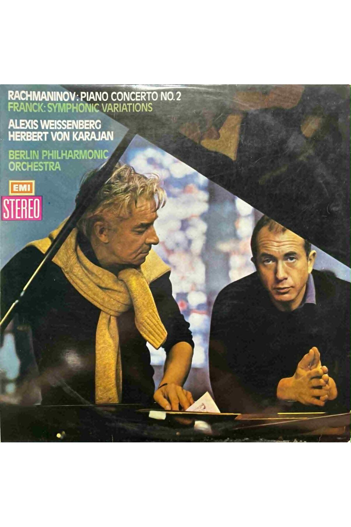 Plak İstasyonu Rachmaninov Piano Concerto No.2 Franck Symphonic Variations Classic LP Plak