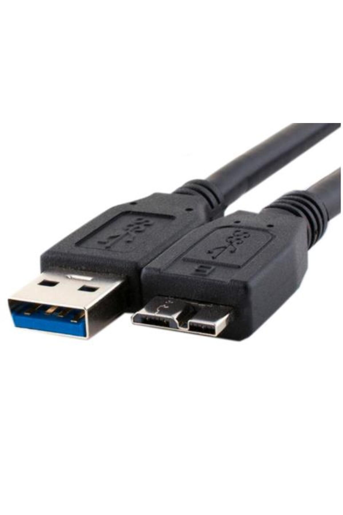 Mykablo Micro USB 3.0 Harici Disk Kablosu 1 Metre - Siyah