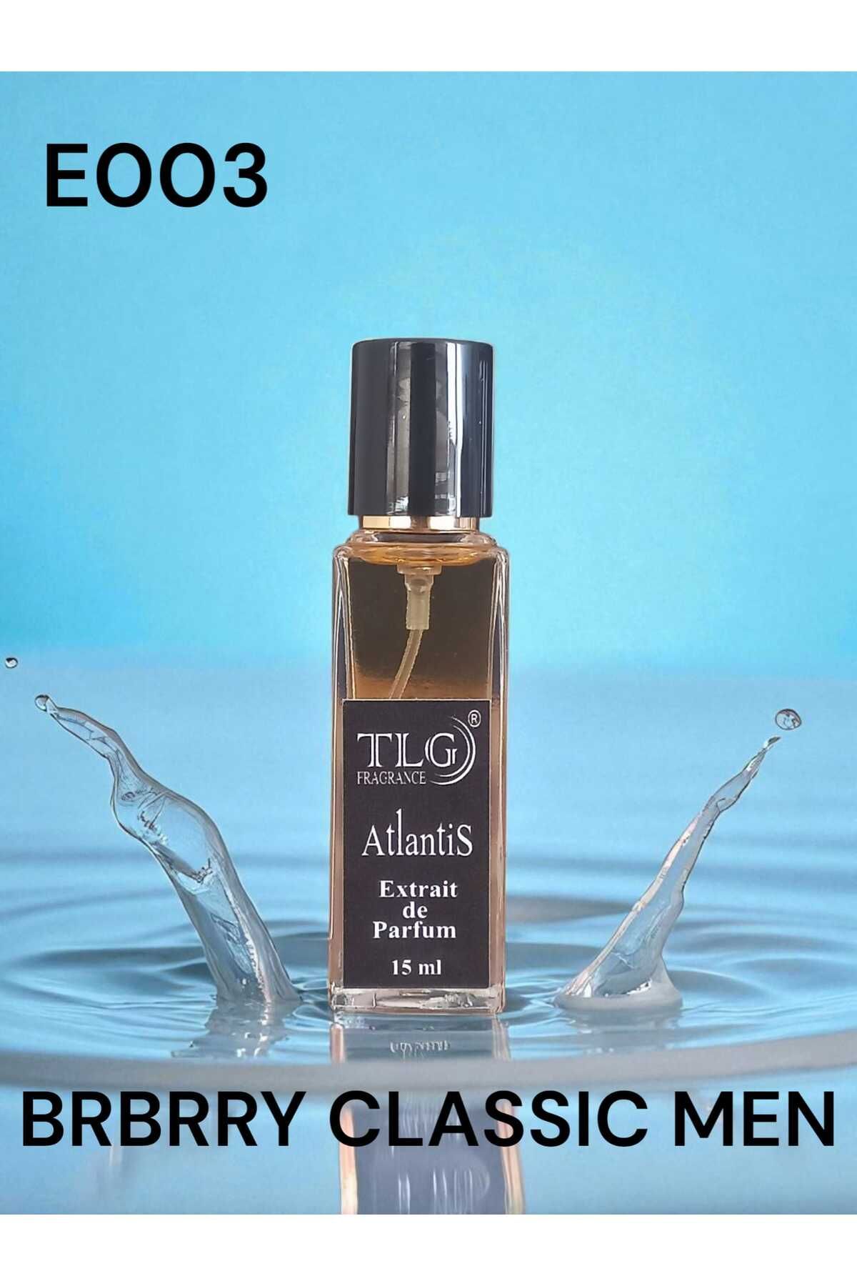 TLG TLGE003e015 Brbrry Classic Extrait Erkek Parfümü, 15 ml (Cep Boyu)