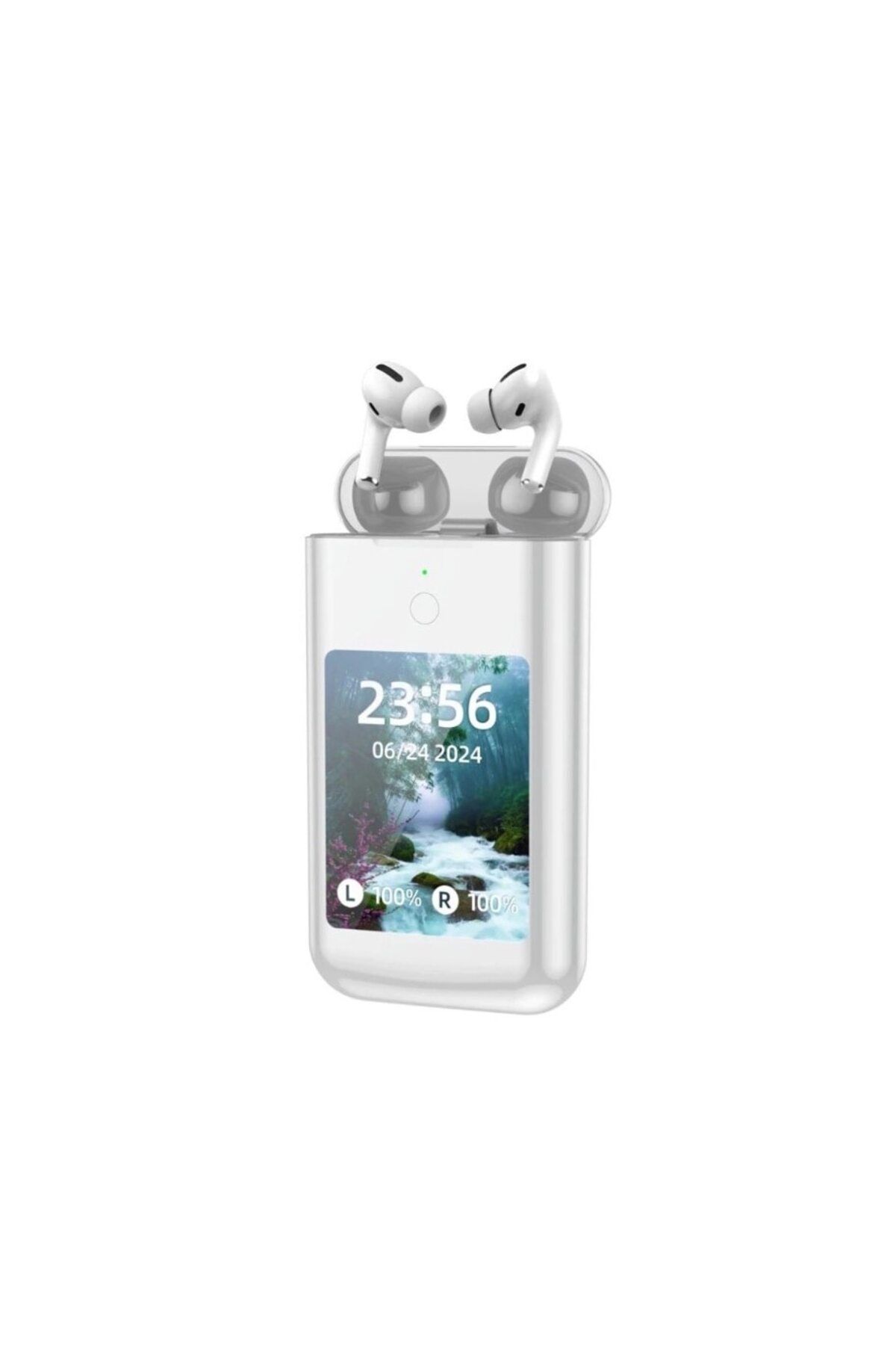 celhome-Wireless Headphones CELhome with LCD Display 2.8” Touch and Integrated Portable External Battery 8 4