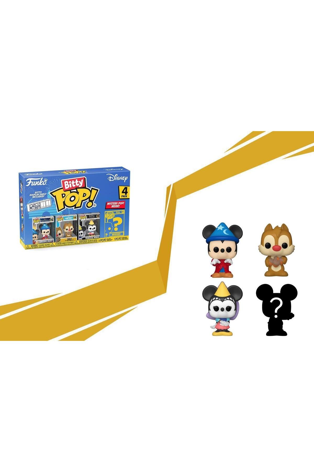 Funko Disney Sorcerer Mickey Bitty 4-Pack Mini POP Figure
