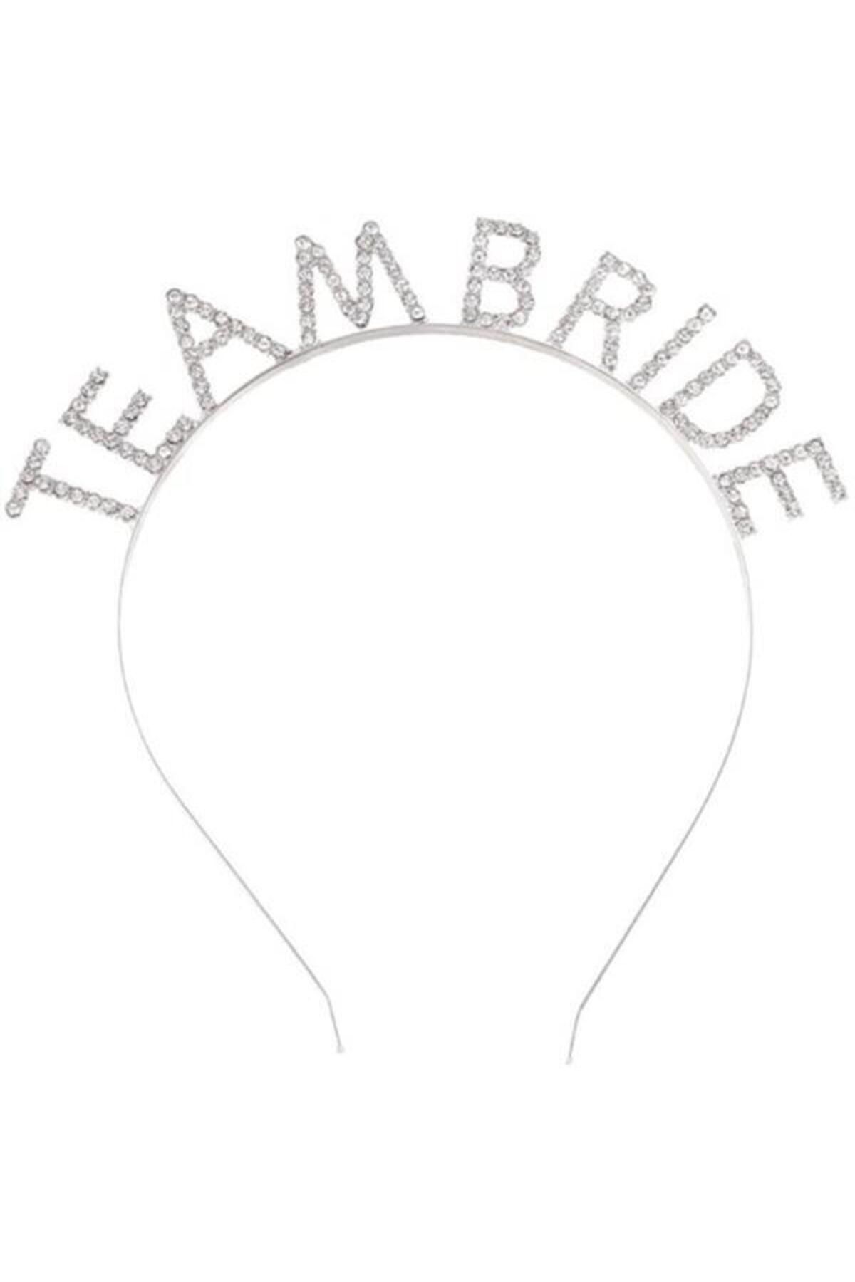 Emperium Gümüş Kaplama Kristal Taşlı Team Bride