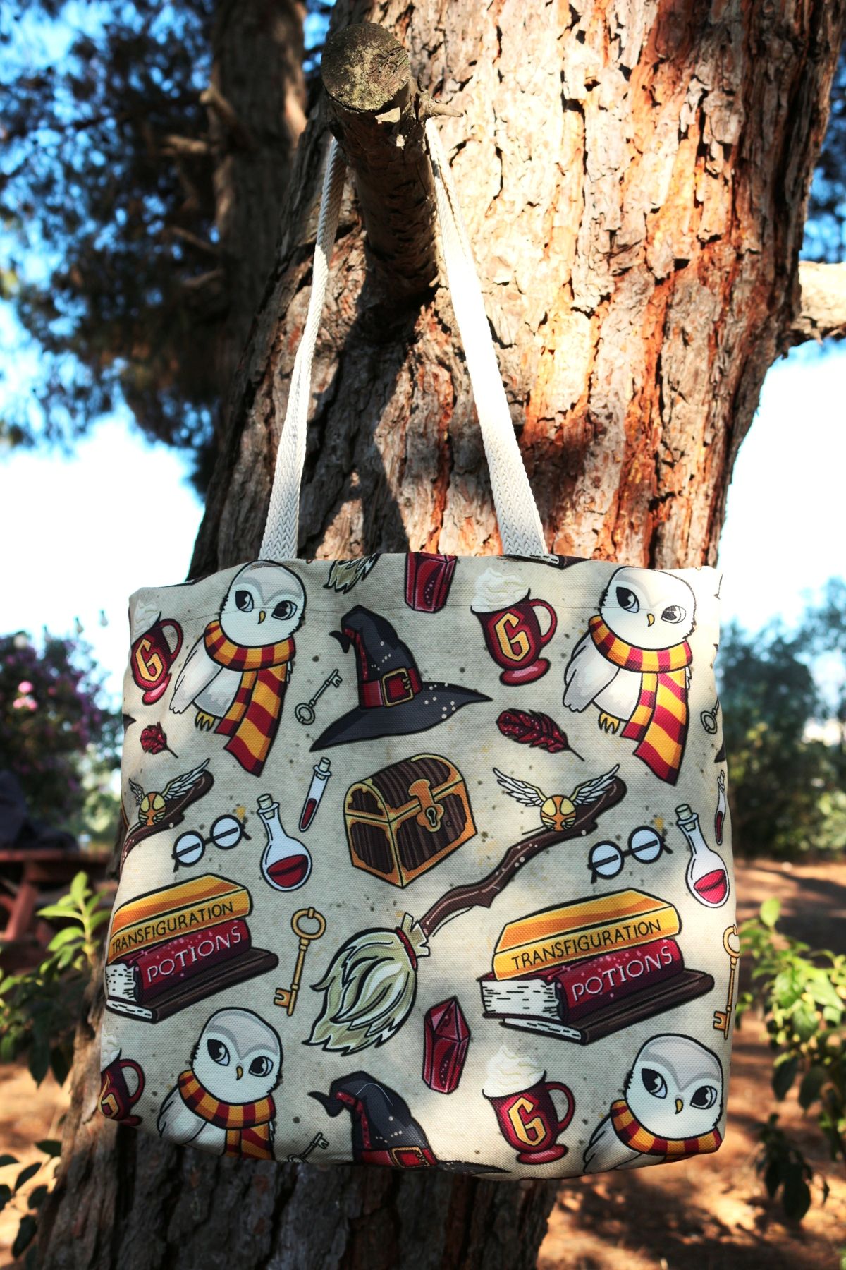 Butik Harry Potter Kumaş Kol Çantası (Astarlı/cepli)