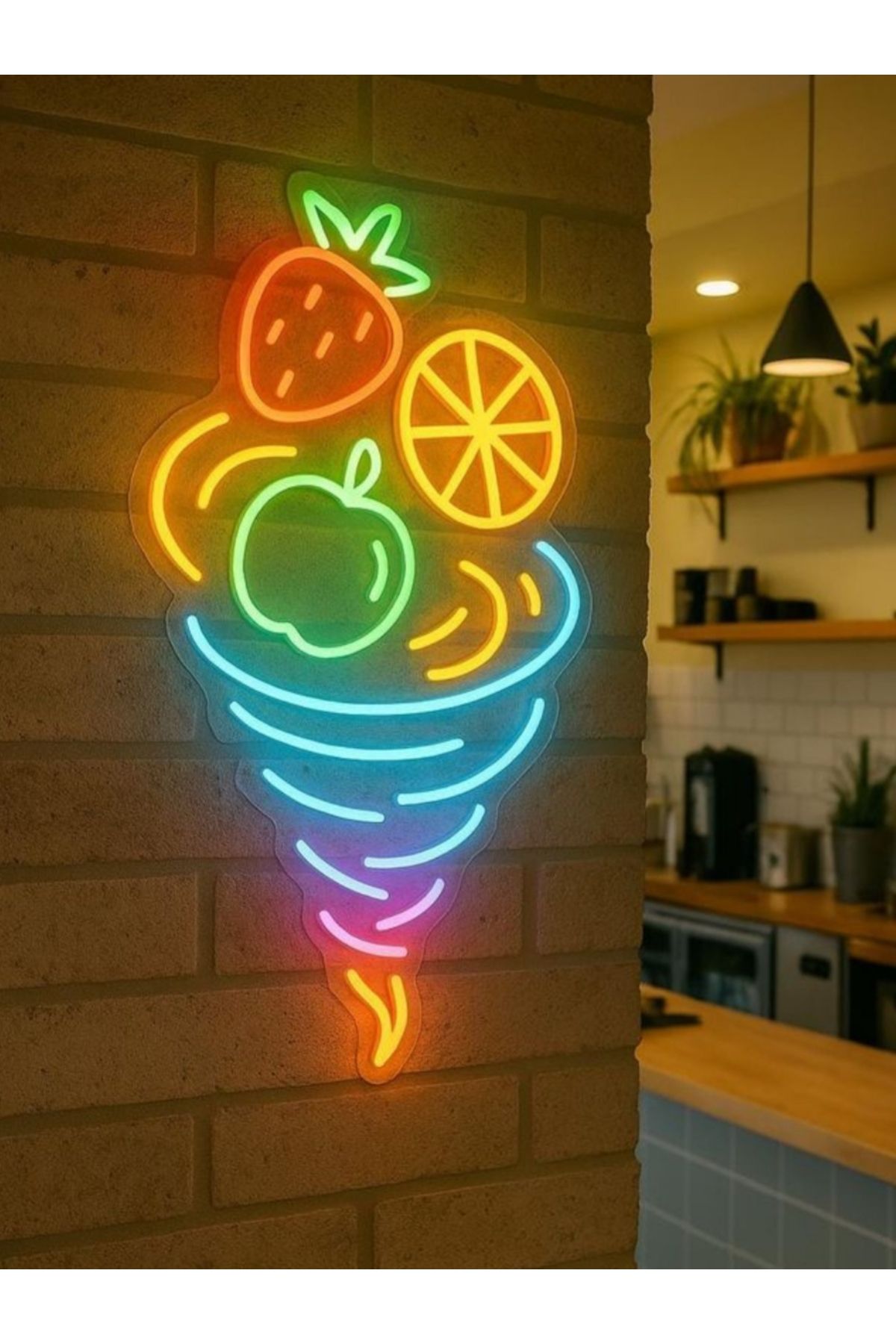 KAMER NEON LED IŞIKLI DONDURMA