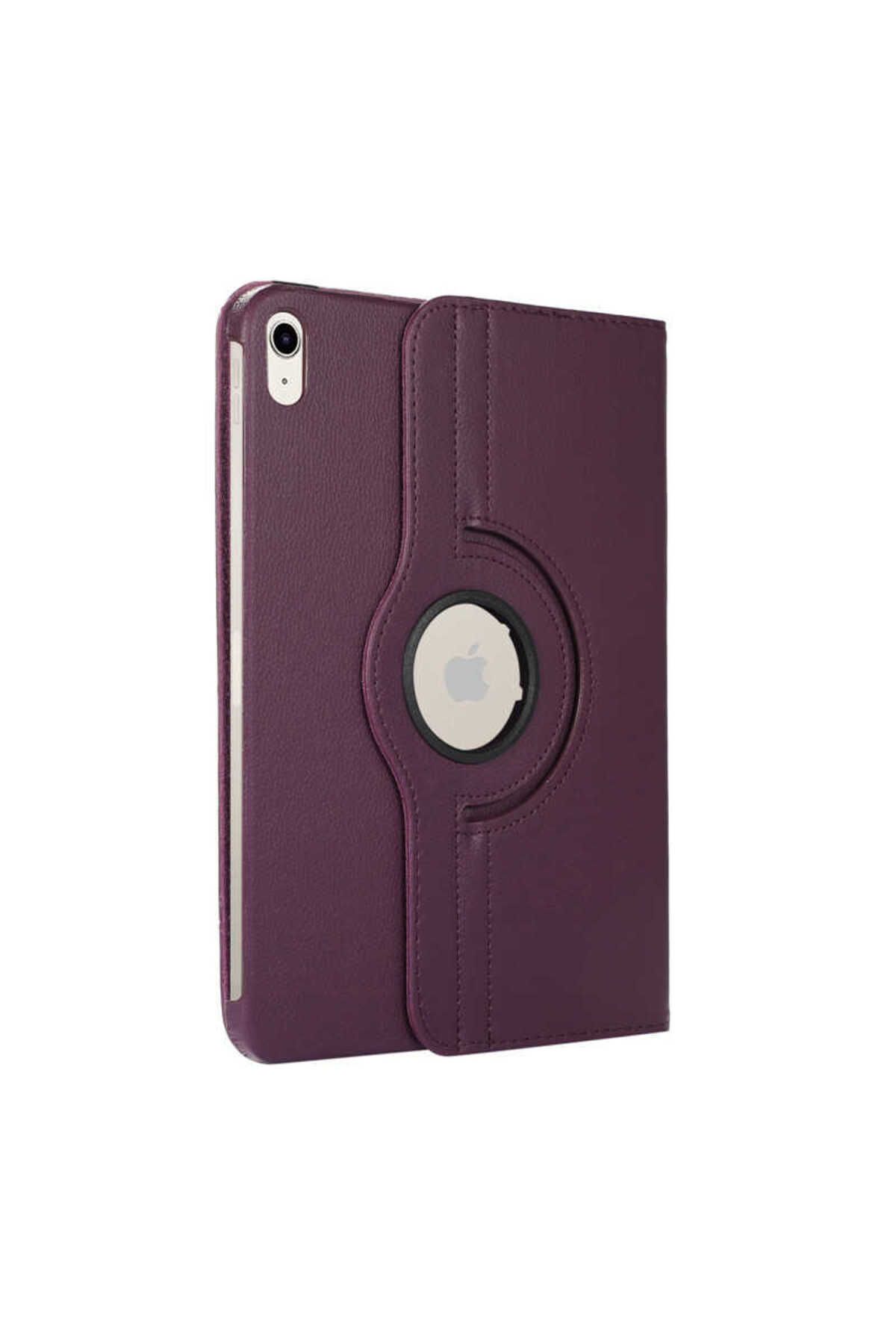 Coolacs Apple iPad A16 11.Nesil (A3354-A3355) 360 Dönebilen Pu Deri Standlı Tablet Kılıfı