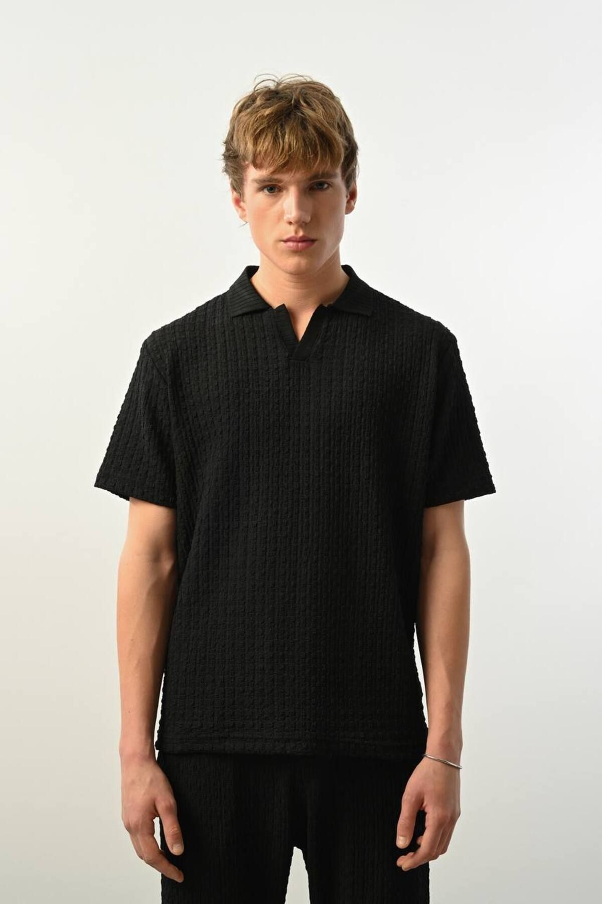 MARRAKECH Polo Yaka Dokulu Erkek T-Shirt