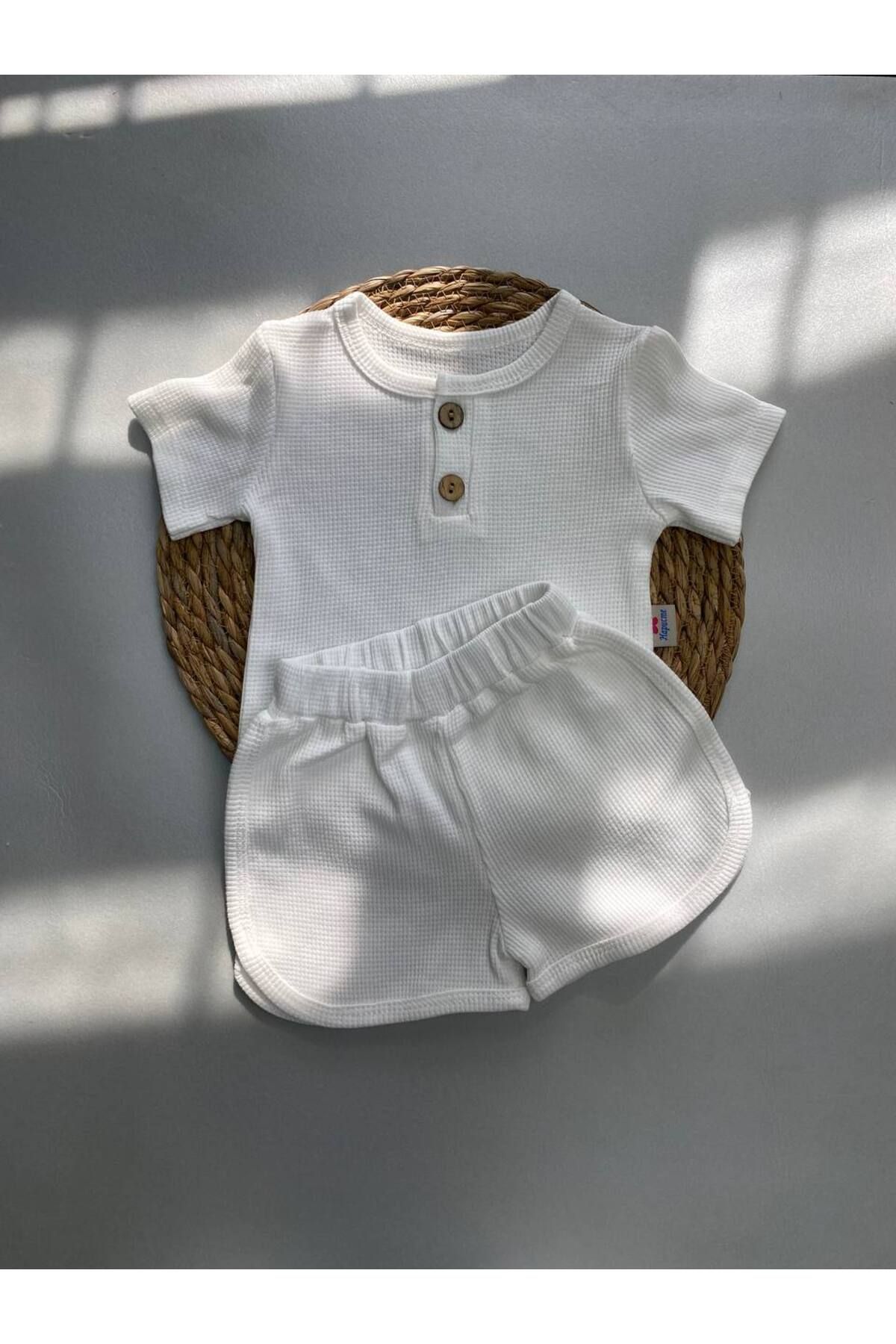 greenmoss Gofre Kumaş Bebek Takım
