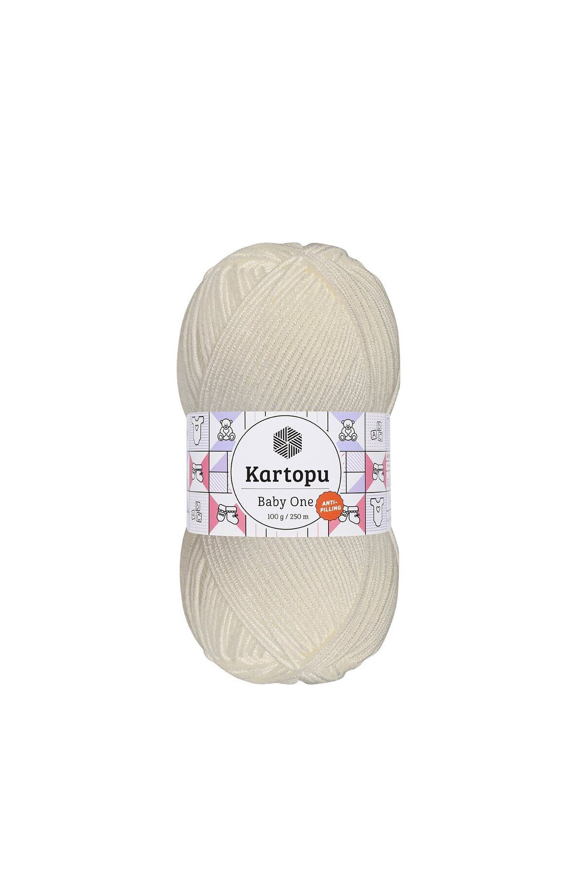 Kartopu Baby One %100 Anti-pilling Bebek İpi K019 Ekru